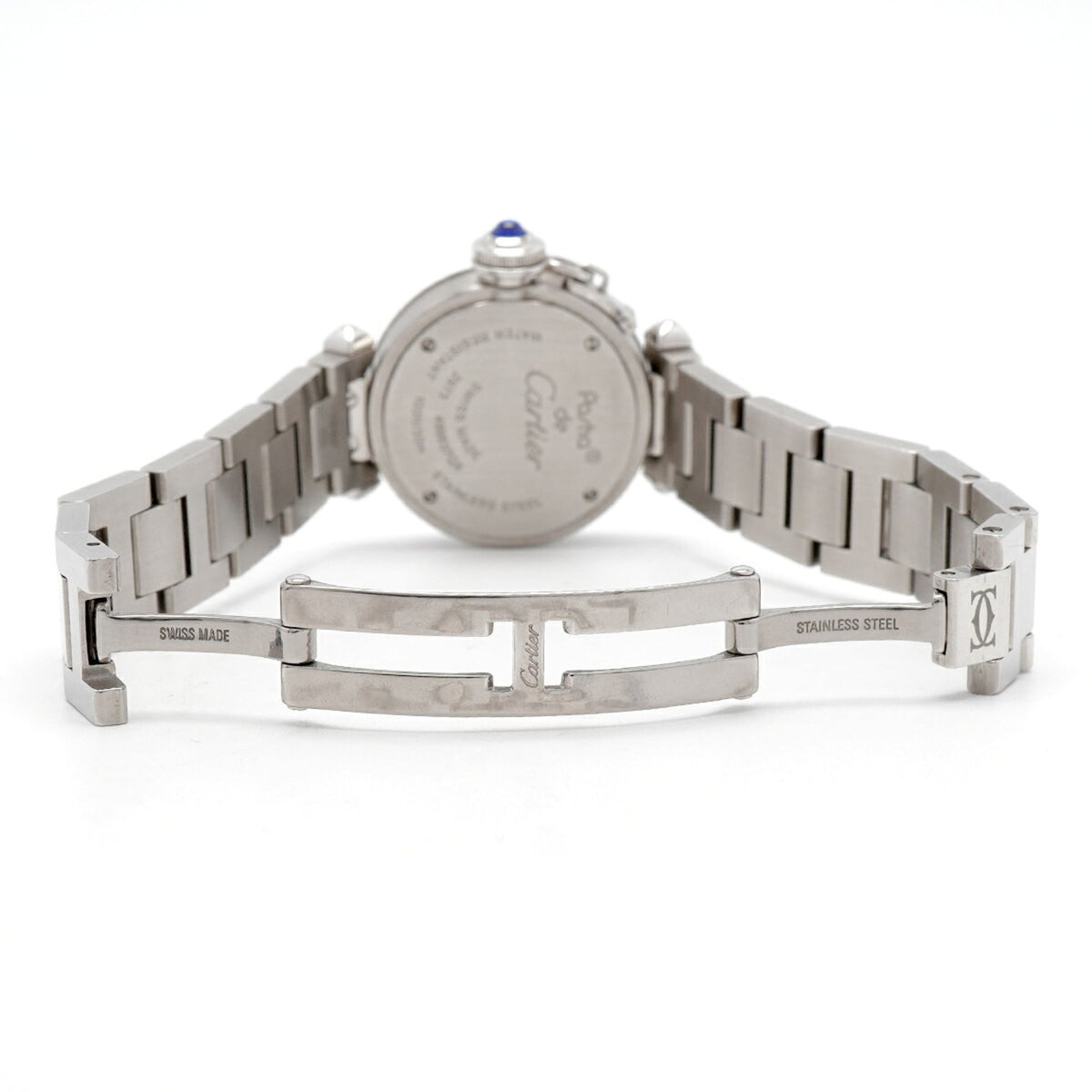 Cartier Miss Pasha W3140007 horloge met zilveren wijzerplaat, 27 mm