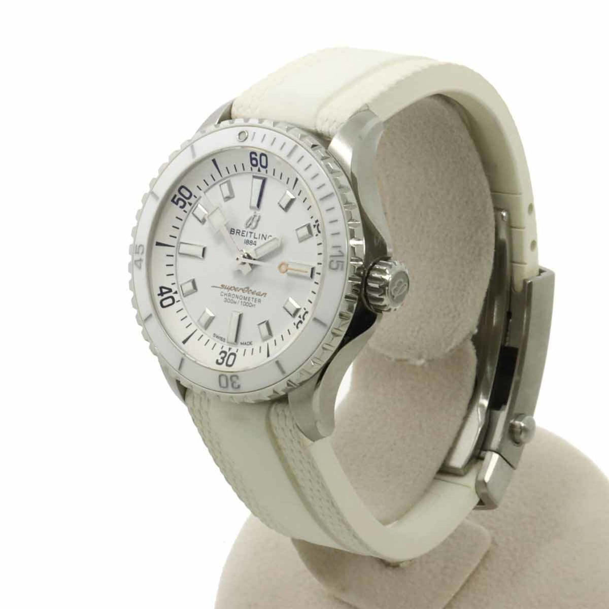 Breitling Superocean A17377 White Dial 36mm Watch