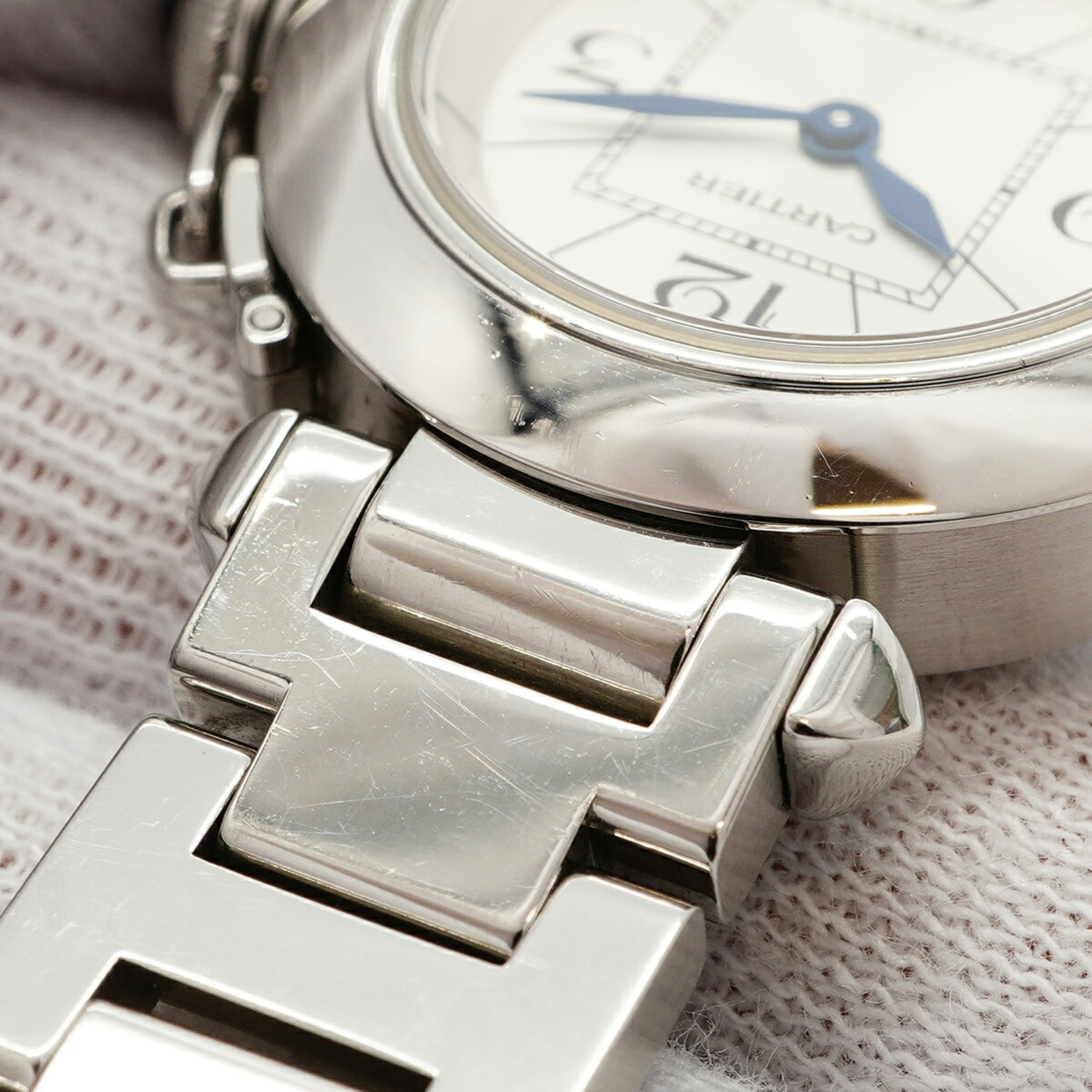 Cartier Miss pasha W3140007 Silver Dial Stainless steel 26mm Watch