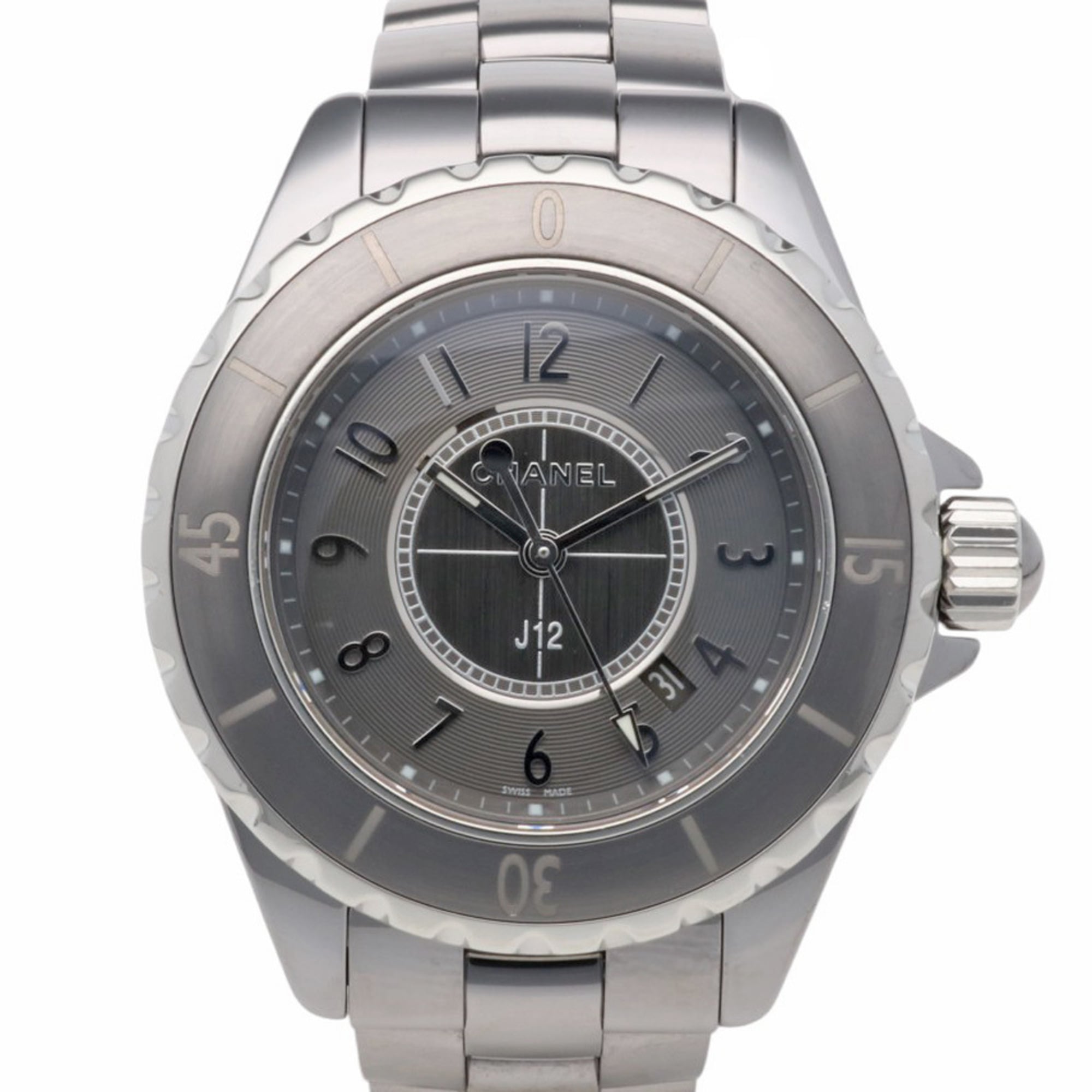 Chanel J12 H2978 Grey Dial 34mm Watch