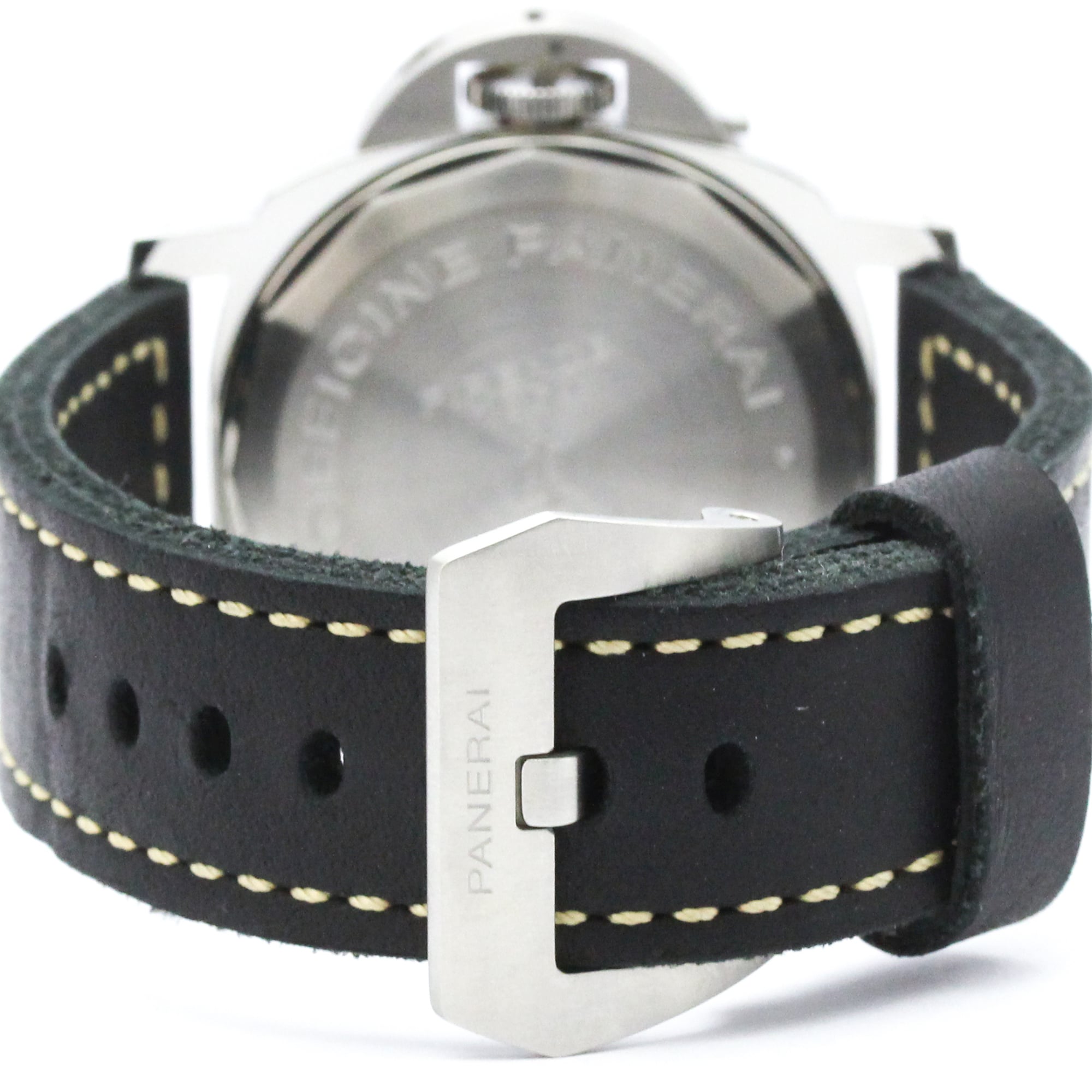 PANERAI Luminor Base Logo Steel Hand-Winding Watch PAM00000 Polished