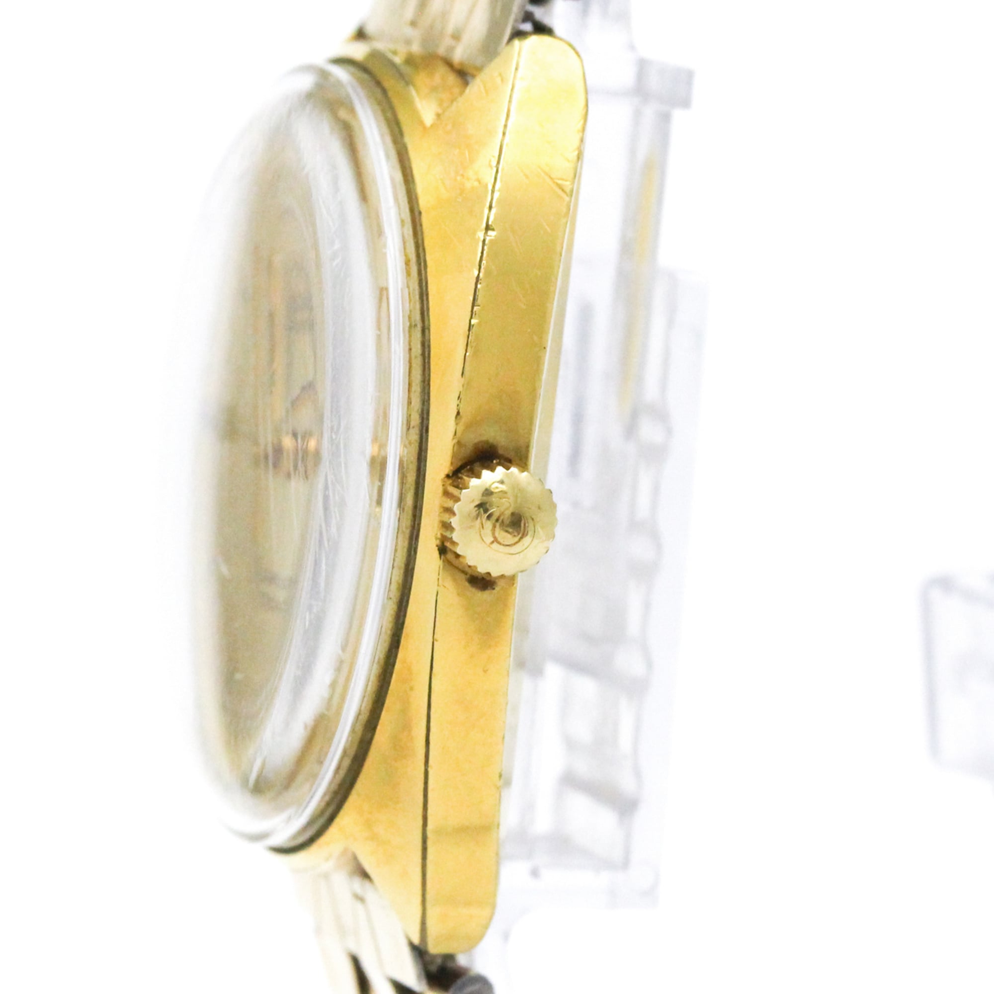 Omega Seamaster 166026 mit goldenem Zifferblatt, 35 mm Uhr