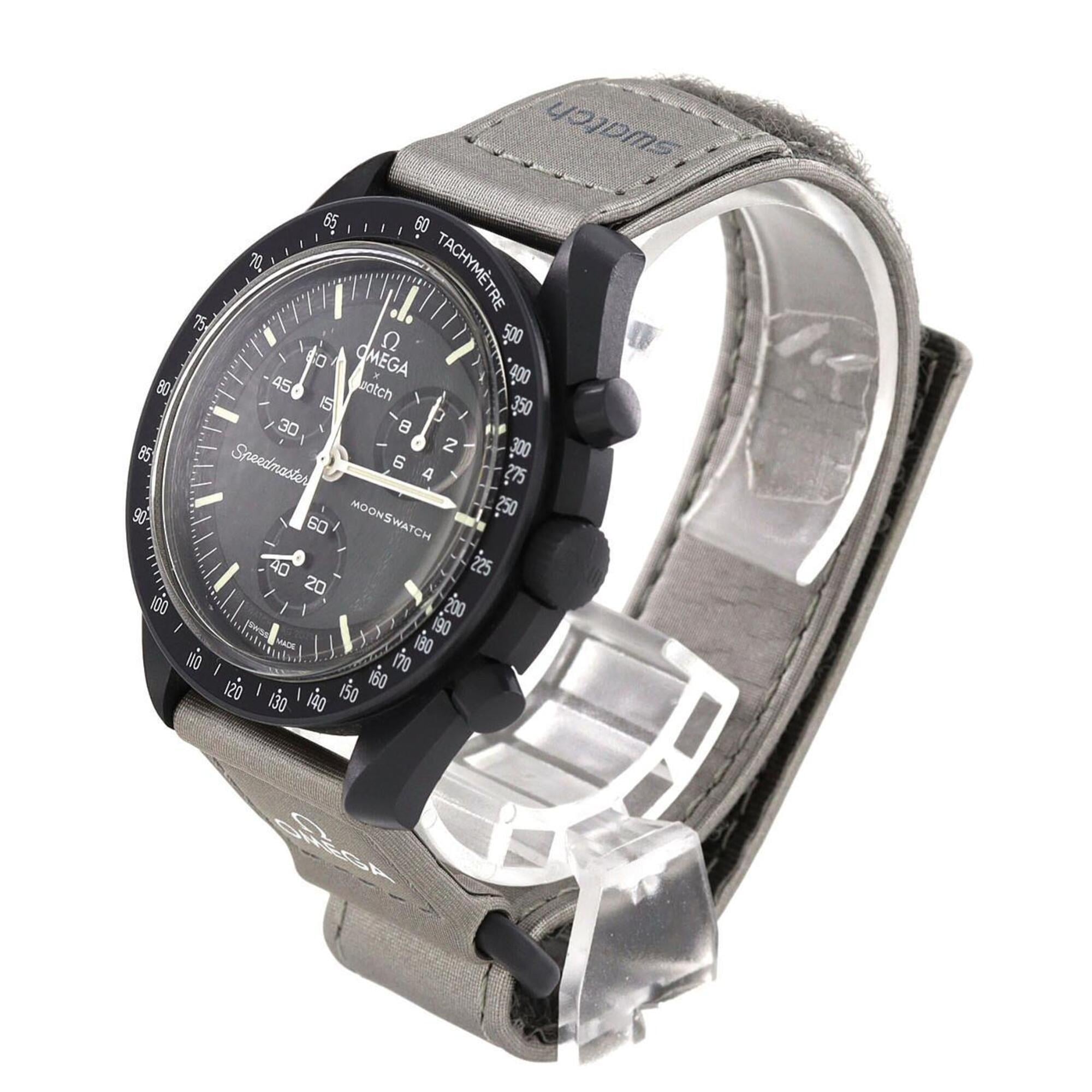 Swatch Mission to Mercury SO33A100 Grey Dial 42mm Watch