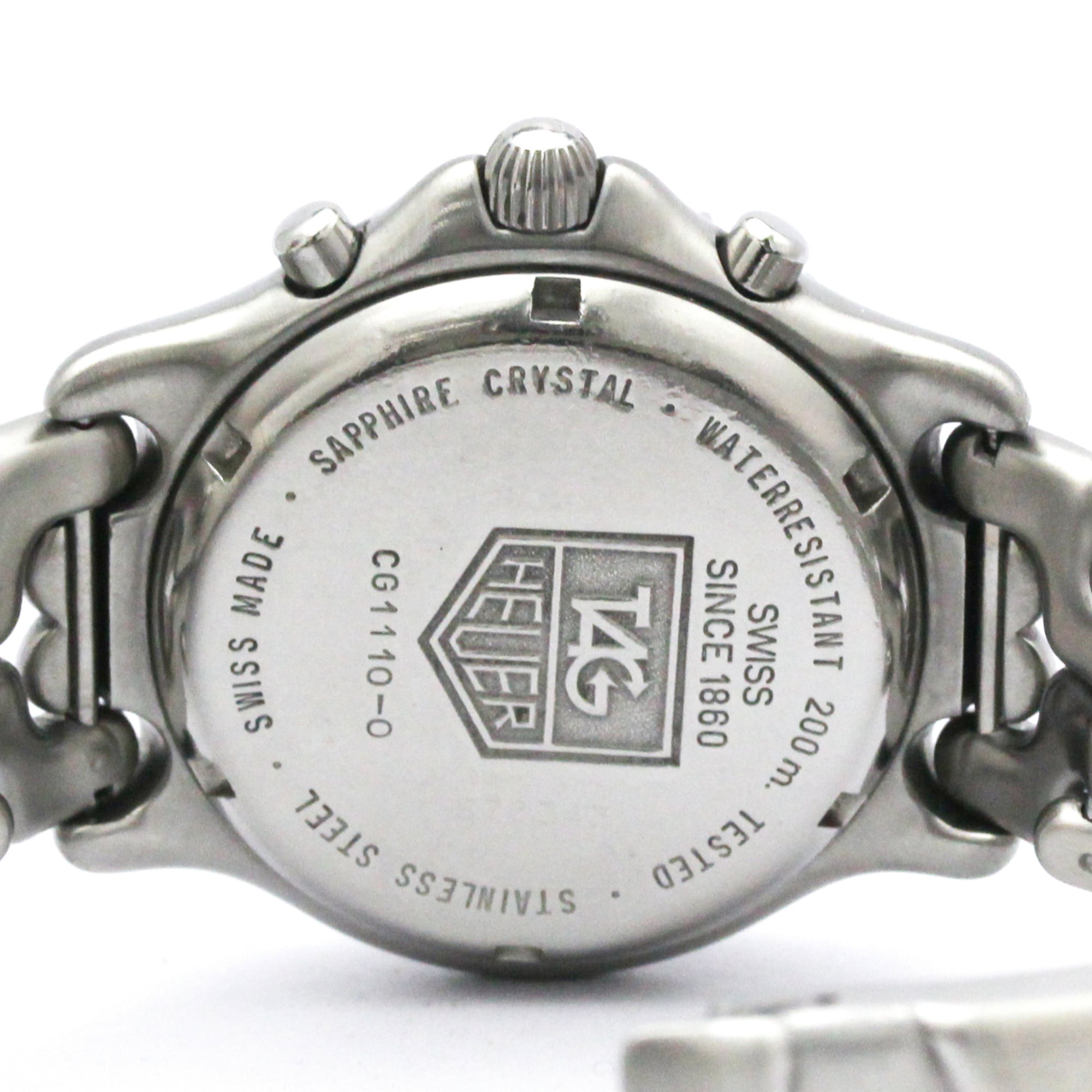 TAG HEUER Sel Chronograph 200M Steel Quartz Mens Watch CG1110