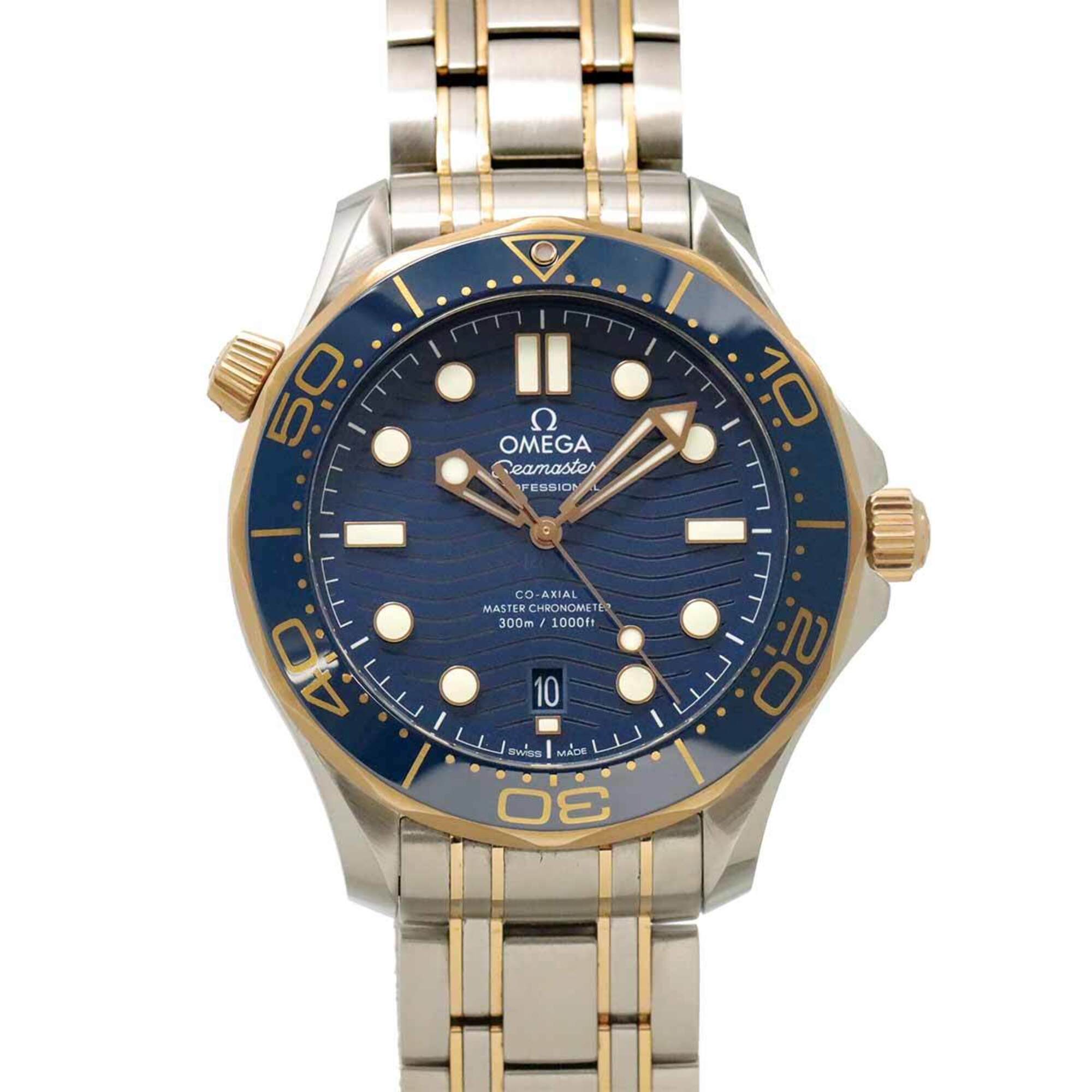Montre Omega Seamaster Diver 300 Co-Axial Master Chronomètre 210 20 42 20 03 002, cadran bleu, 42 mm