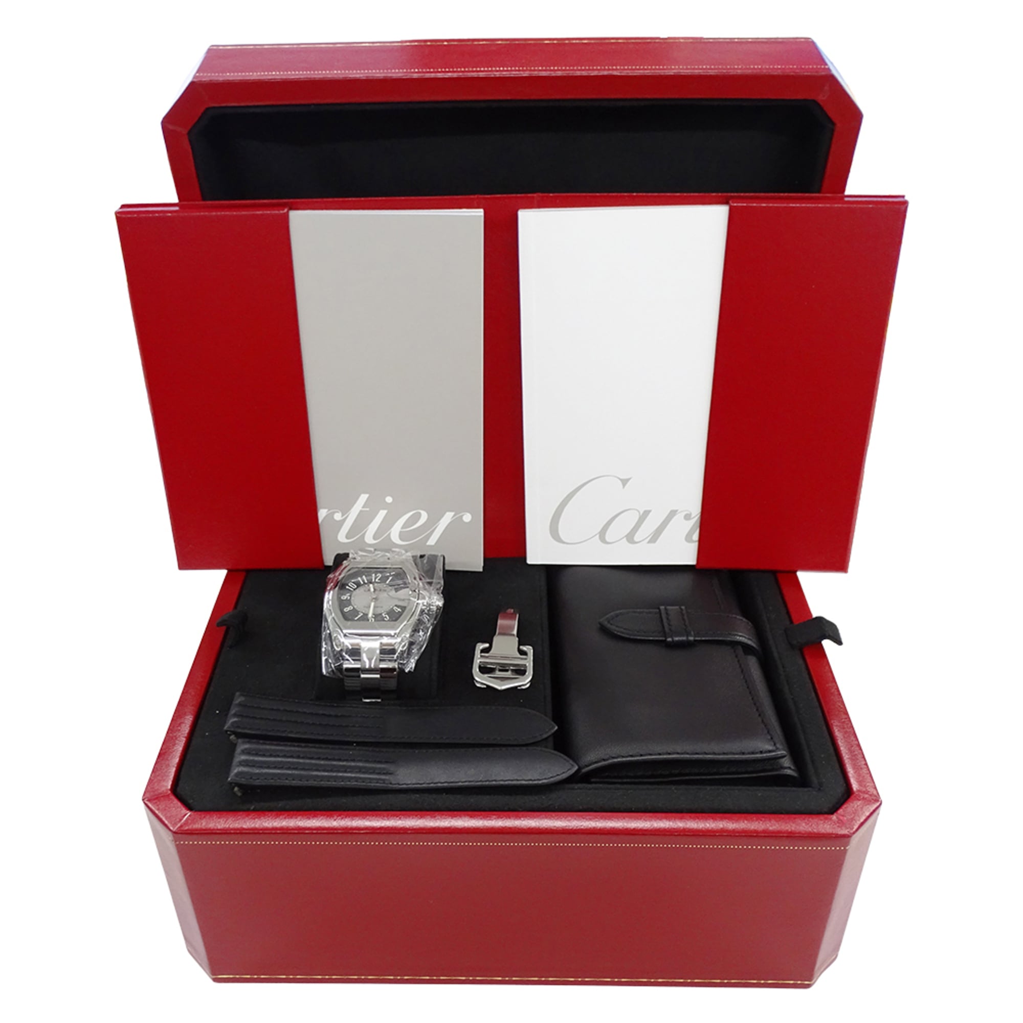 Cartier Roadster W62001V3 Grey Dial 38mm Watch