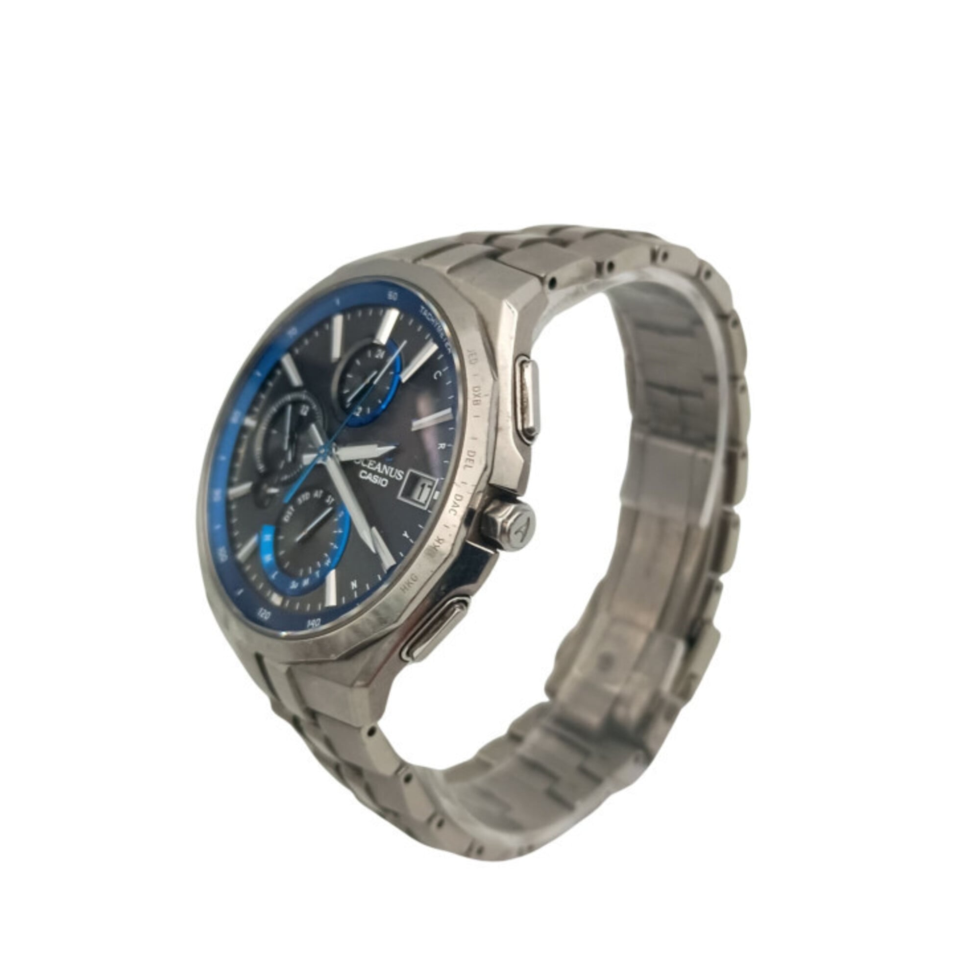 CASIO Oceanus Manta S5000 Series OCW-S5000-1AJF Black Dial Titanium Men's Analog Watch