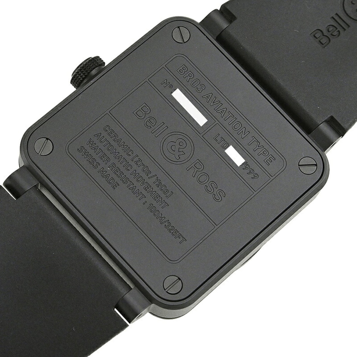 Bell & Ross BR-03 Astro BR03A-EMM-CE/SRB Schwarz, blaues Zifferblatt, 41 mm Uhr
