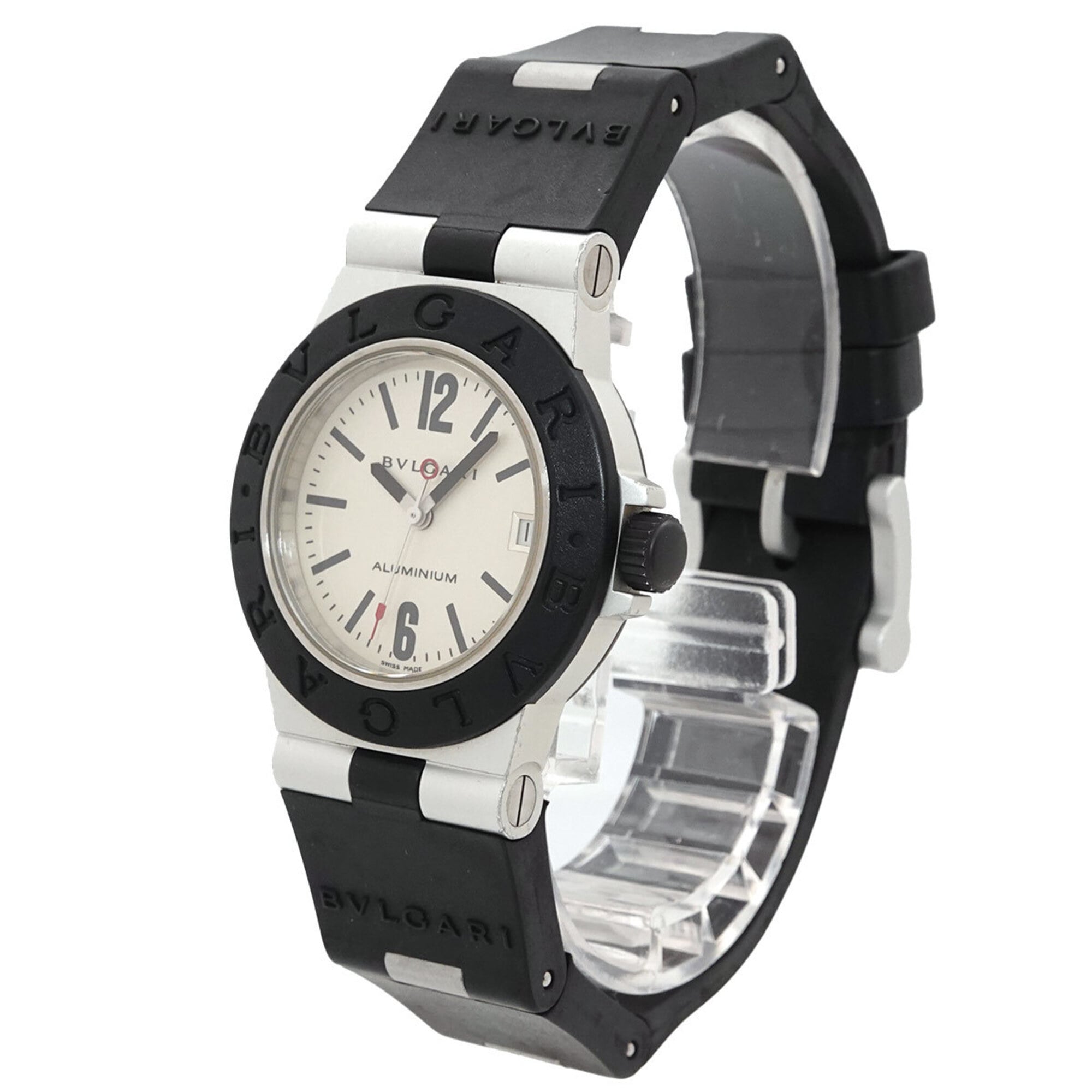 Bvlgari Bulgari BVLGARI Aluminum AL32A Silver Dial 32mm Watch