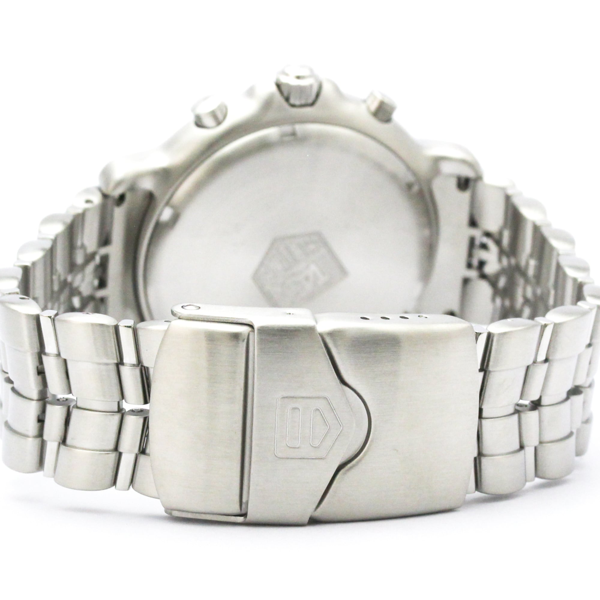 TAG HEUER 6000 Chronograph Herrenuhr aus Stahl Quarz CH1111
