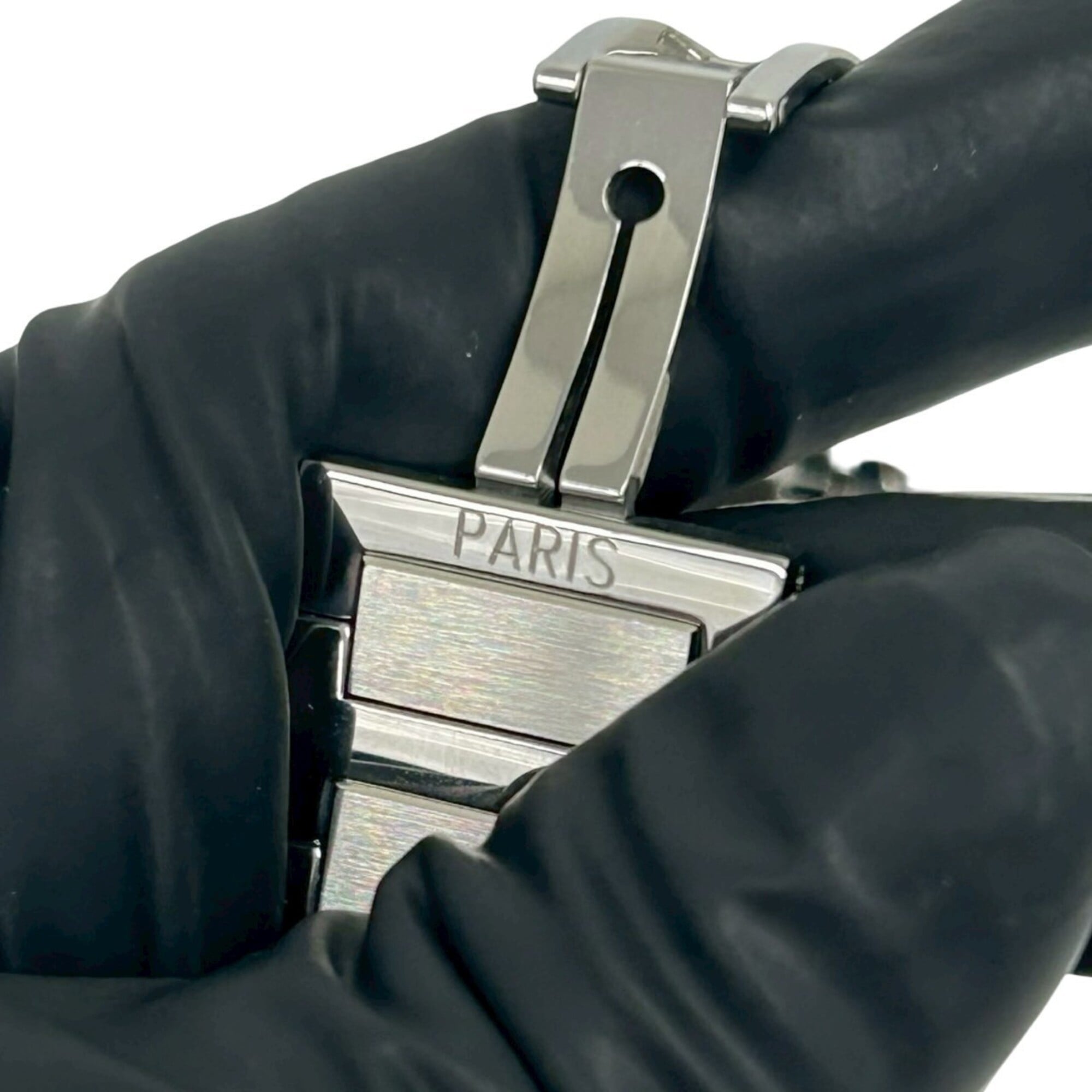 HERMES Tandem Stainless Steel Quartz Wrist Silver 40187