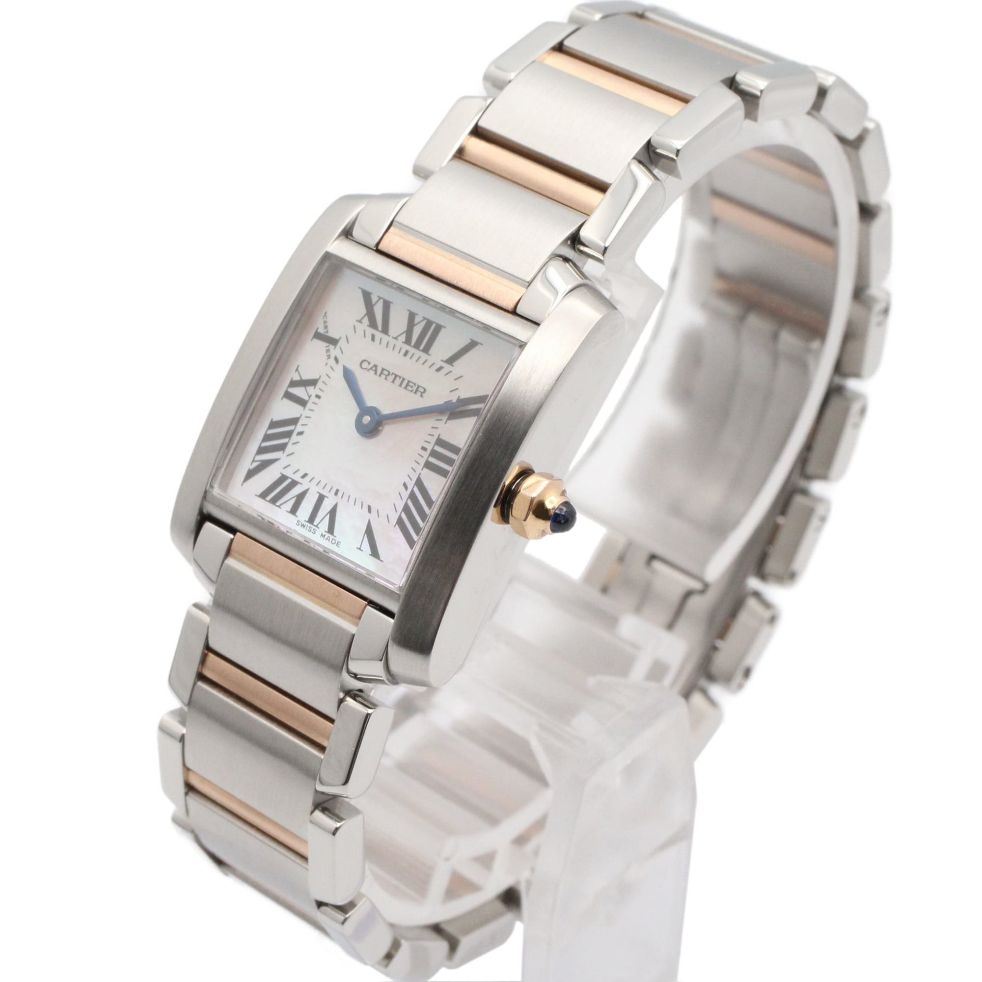 Cartier Tank W51027Q4 Pink Dial 20mm Watch