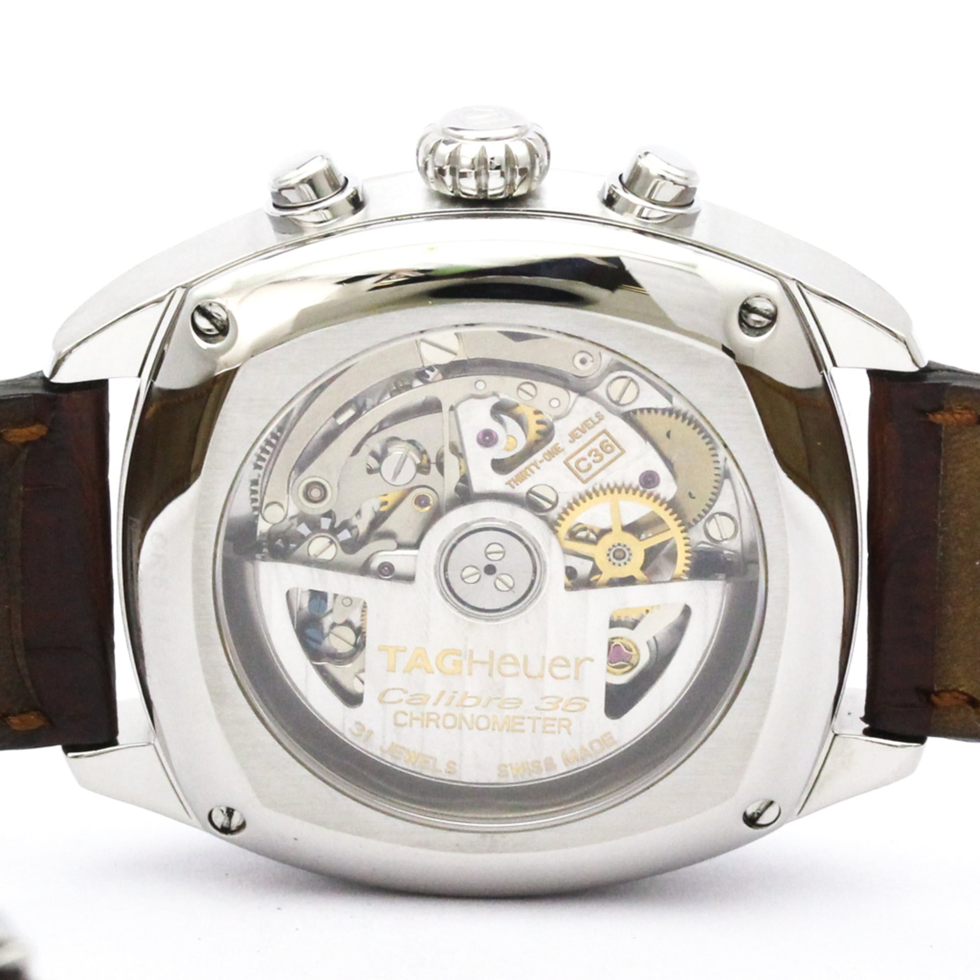 TAG HEUER Monza Calibre 36 stalen automatisch herenhorloge CR5111