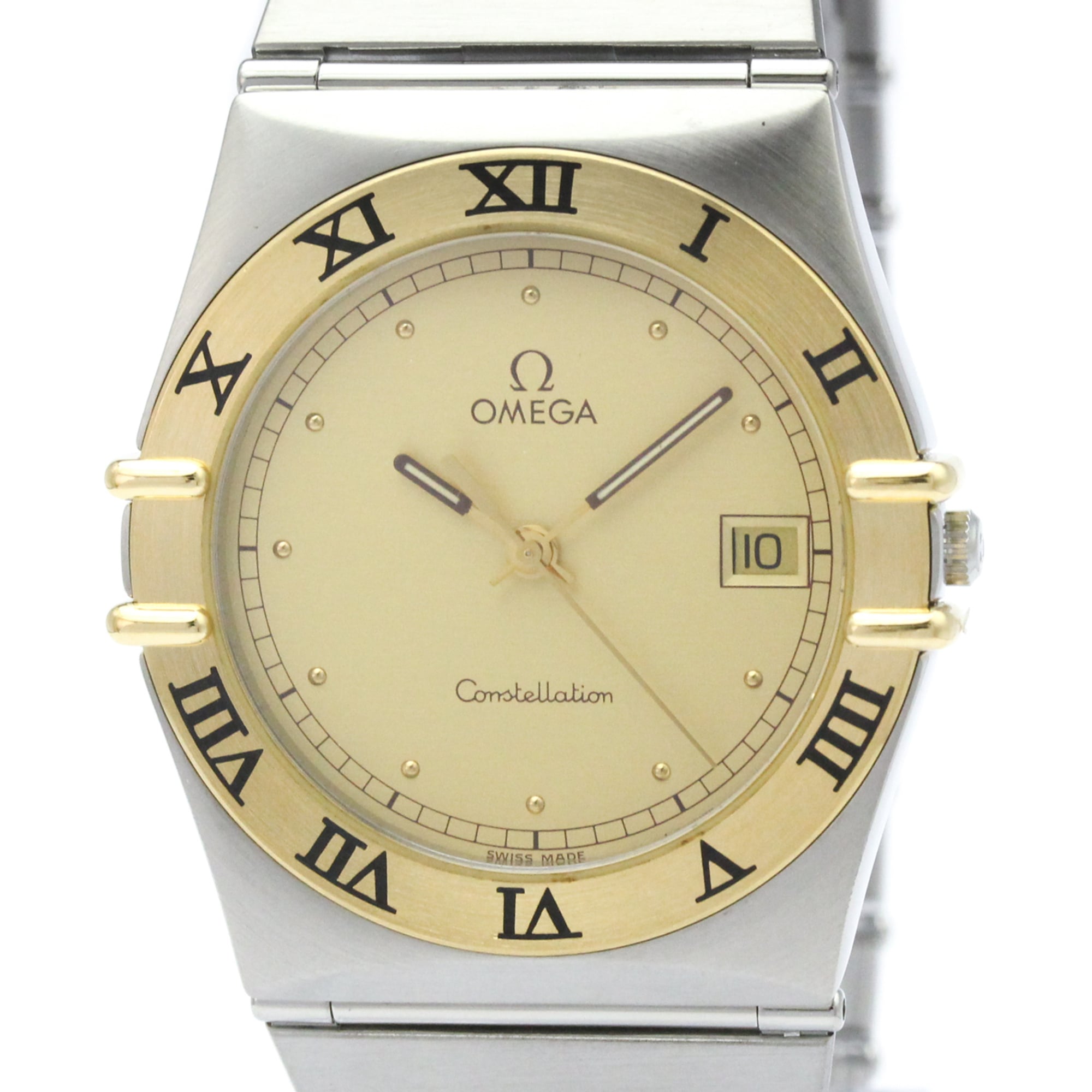 Omega Constellation 3.961.080 Gold Dial 33mm Watch