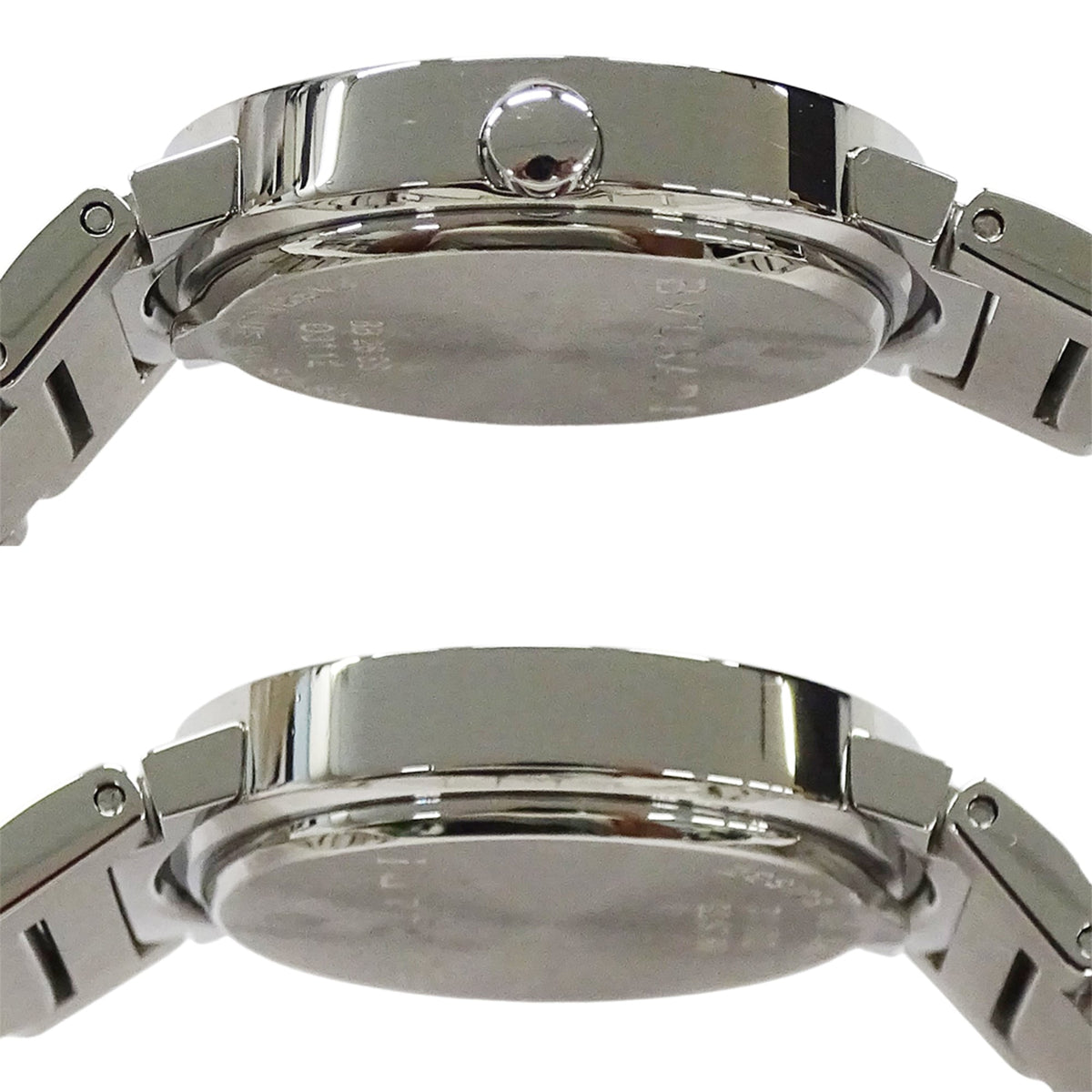 Bvlgari Bulgari BVLGARI BB26SS horloge met witte wijzerplaat, 26 mm