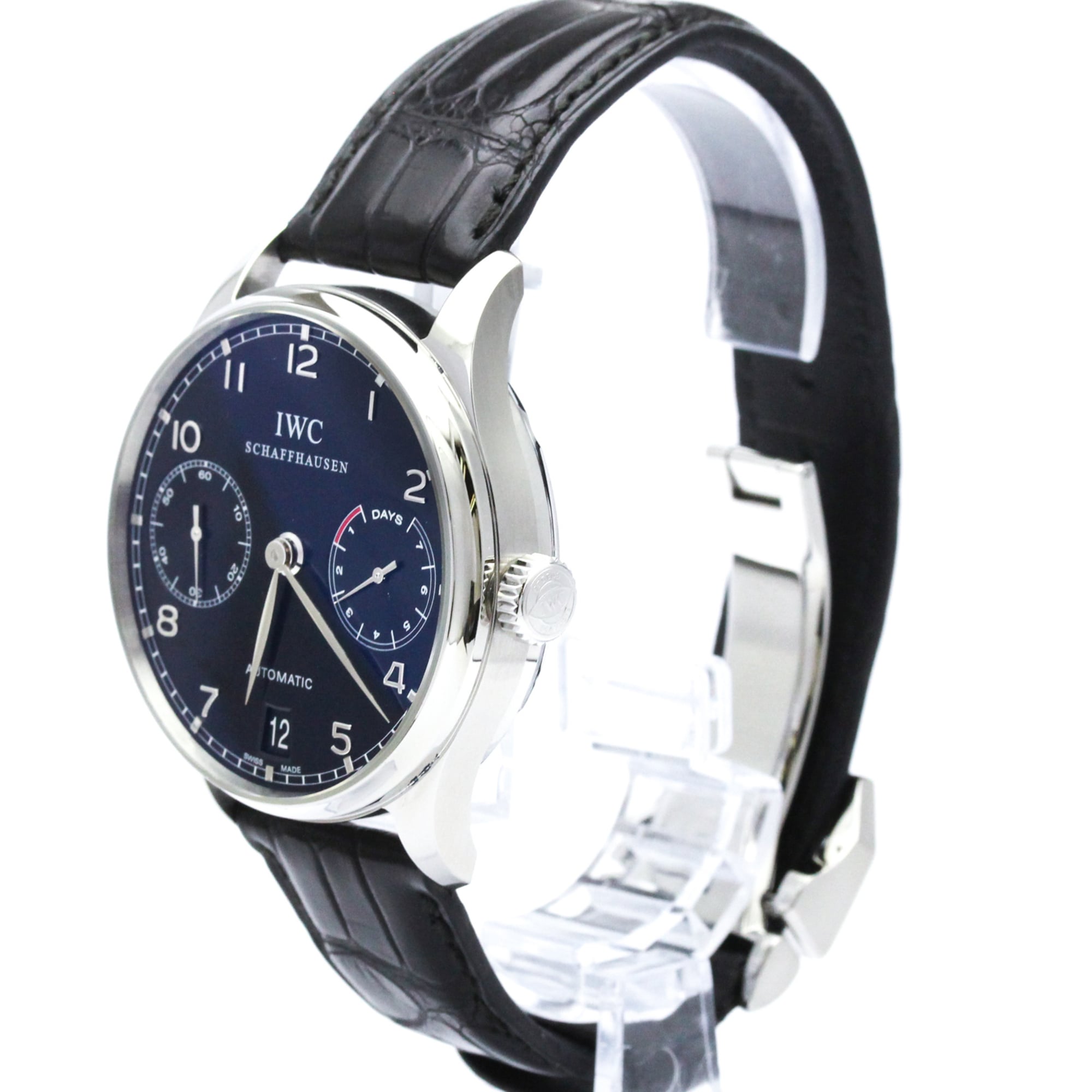 IWC Portugieser IW500703 Black Dial 42mm Watch