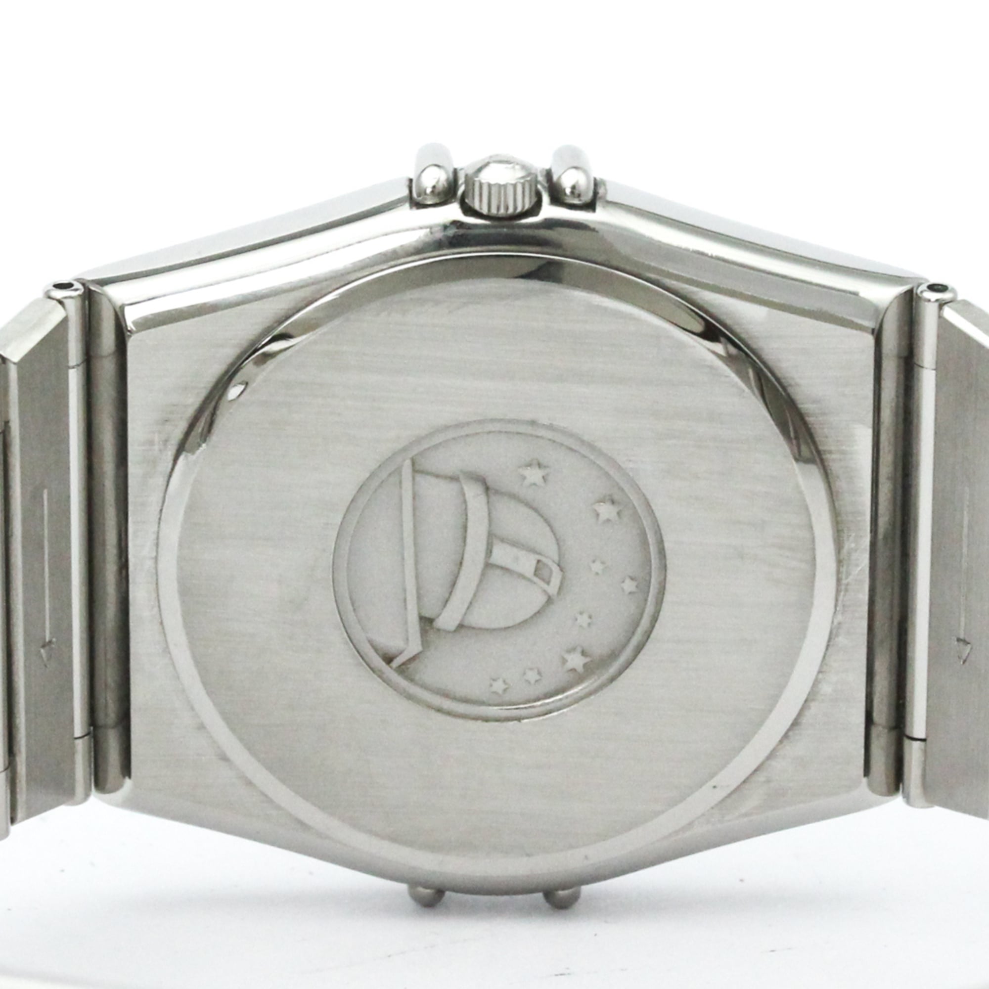OMEGA Constellation Herrenuhr aus Edelstahl Quarz 396.1070