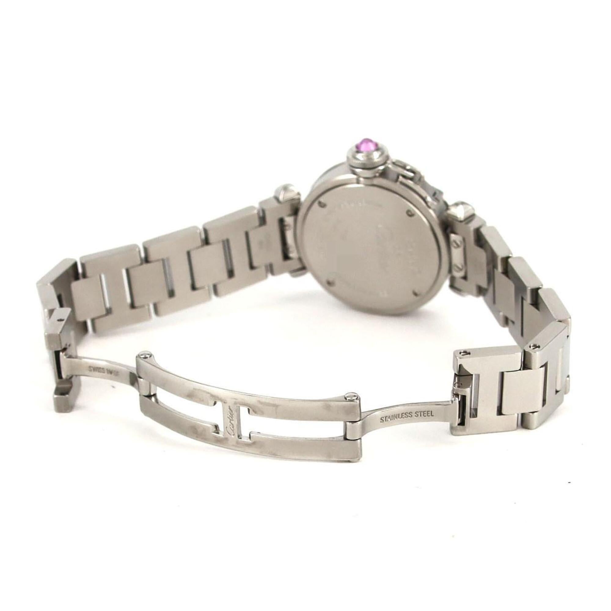 Cartier Miss Pasha W3140023 Purple Dial 27mm Watch