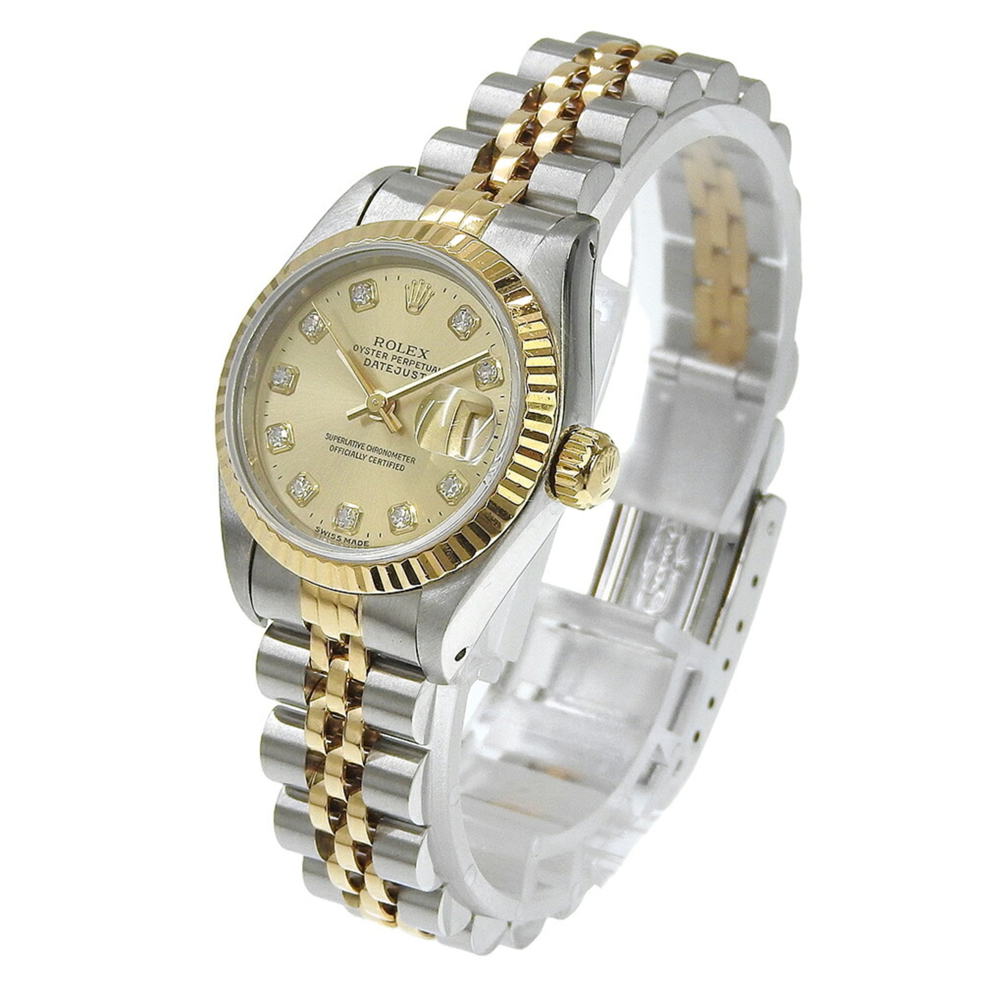 Montre Rolex Datejust Champagne avec cadran de 26 mm