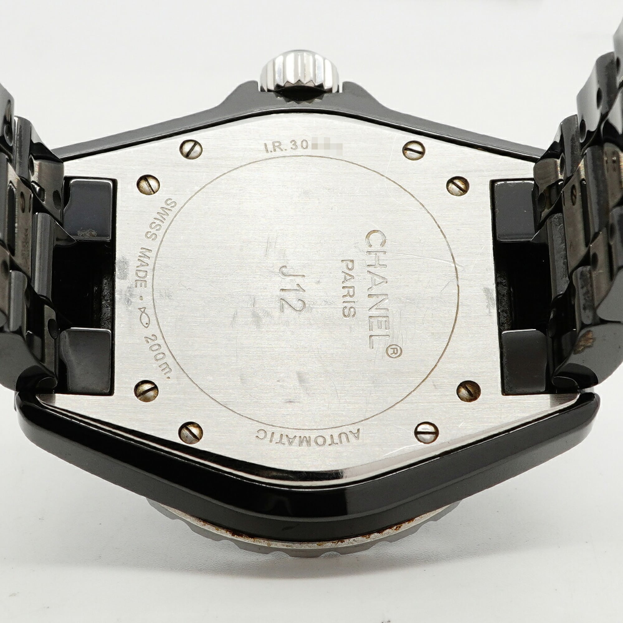 Chanel J12 H1626 Black Dial 38mm Watch