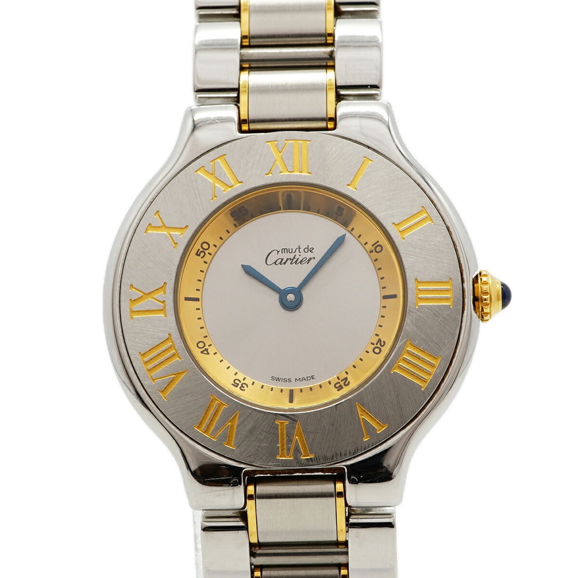 Cartier Must 21 LM W10072R6 Silver Dial 31mm Watch