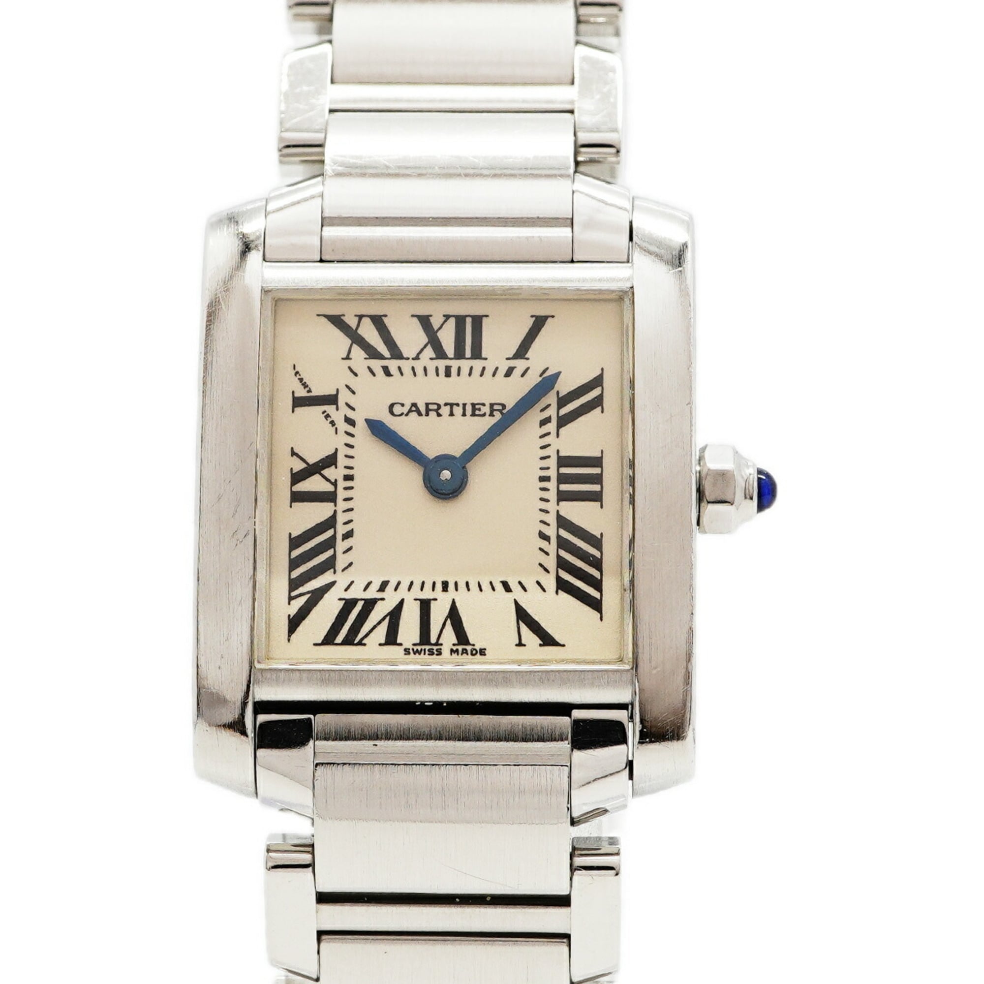 Cartier Tank FranÃ§aise SM W51008Q3 Ivory Dial Women's Watch