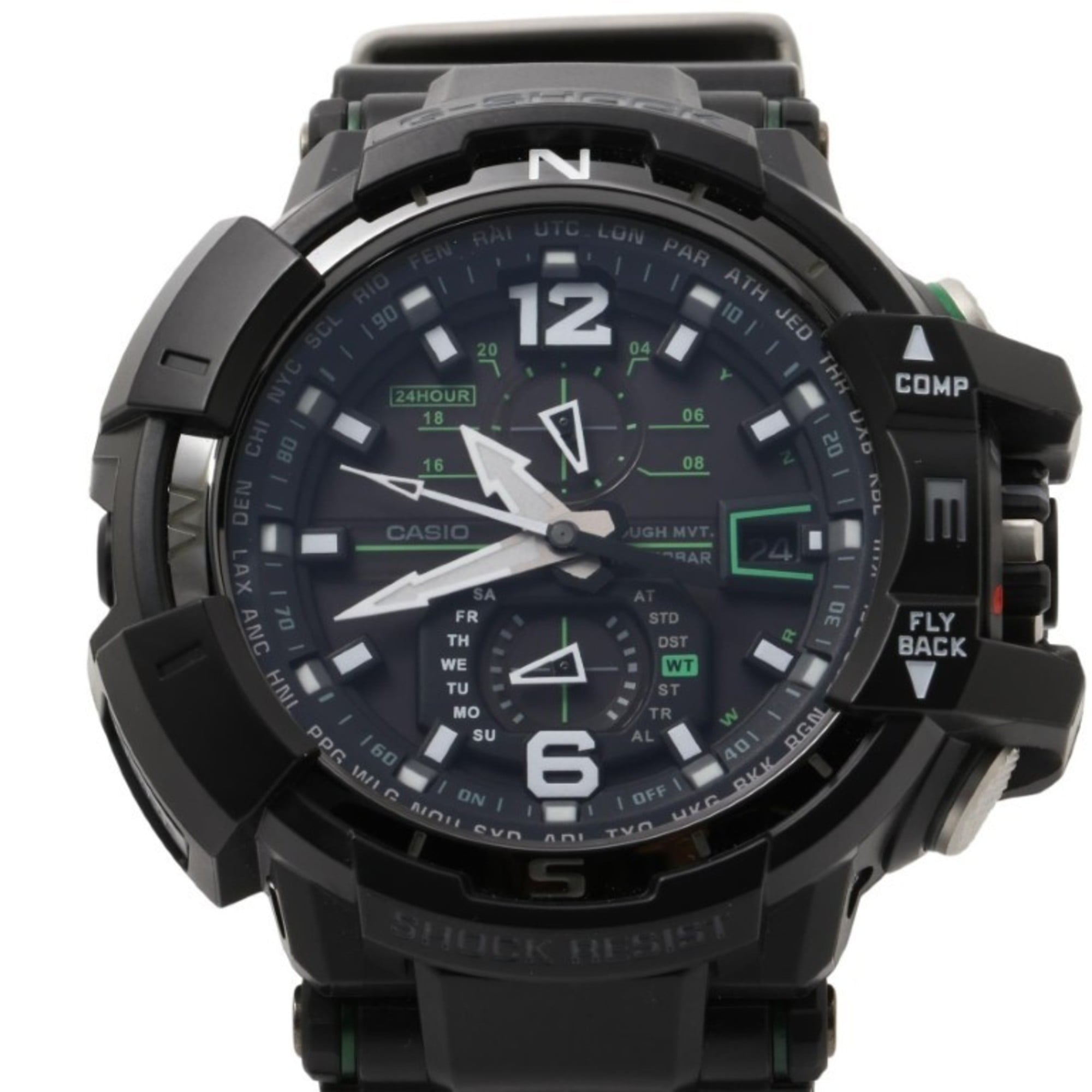 CASIO G-SHOCK MASTER OF G AIR GRAVITYMASTER GWA11001A3JF Black Resin Men's Analog Watch