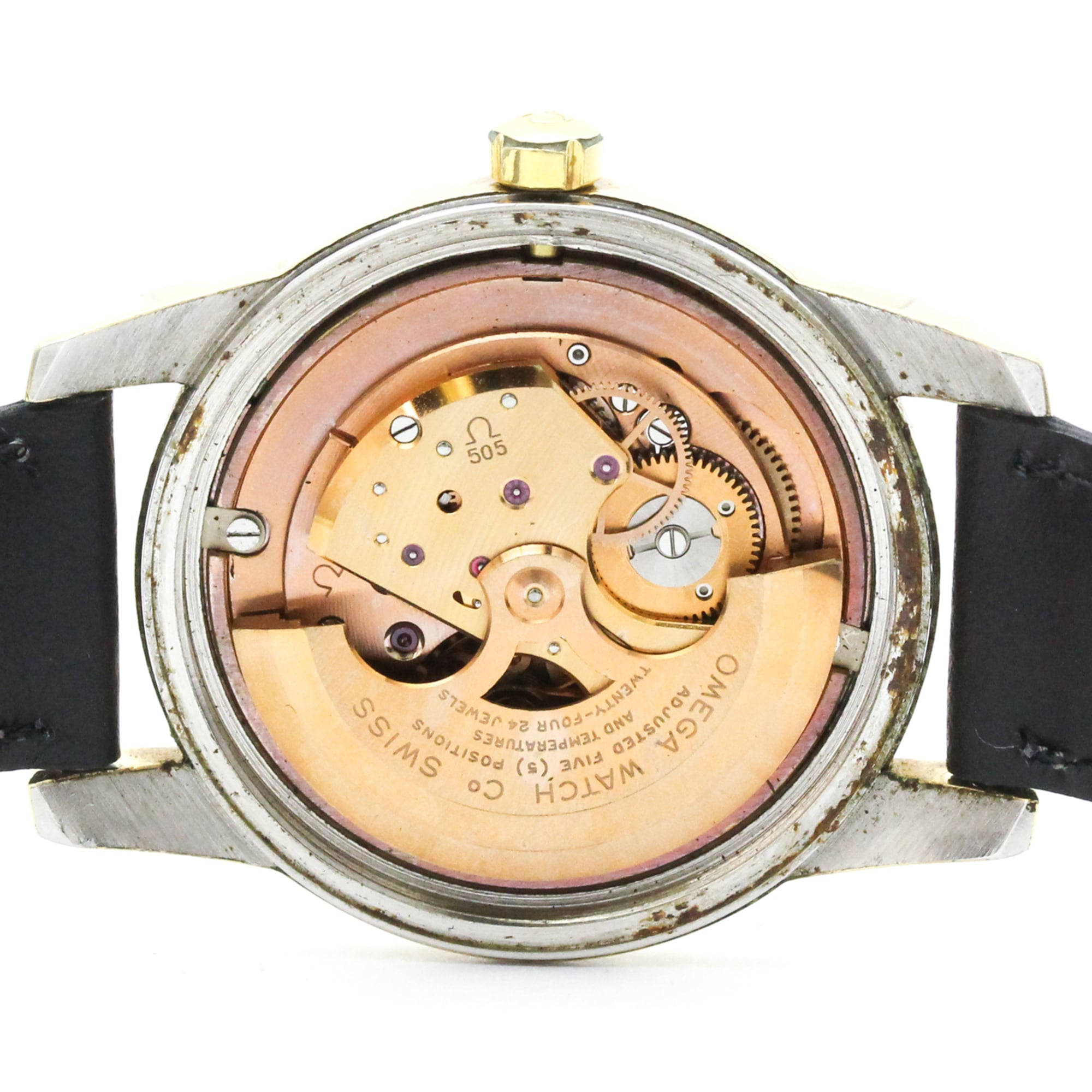 OMEGA Seamaster Cal. 505 verguld automatisch herenhorloge 2854 Vintage