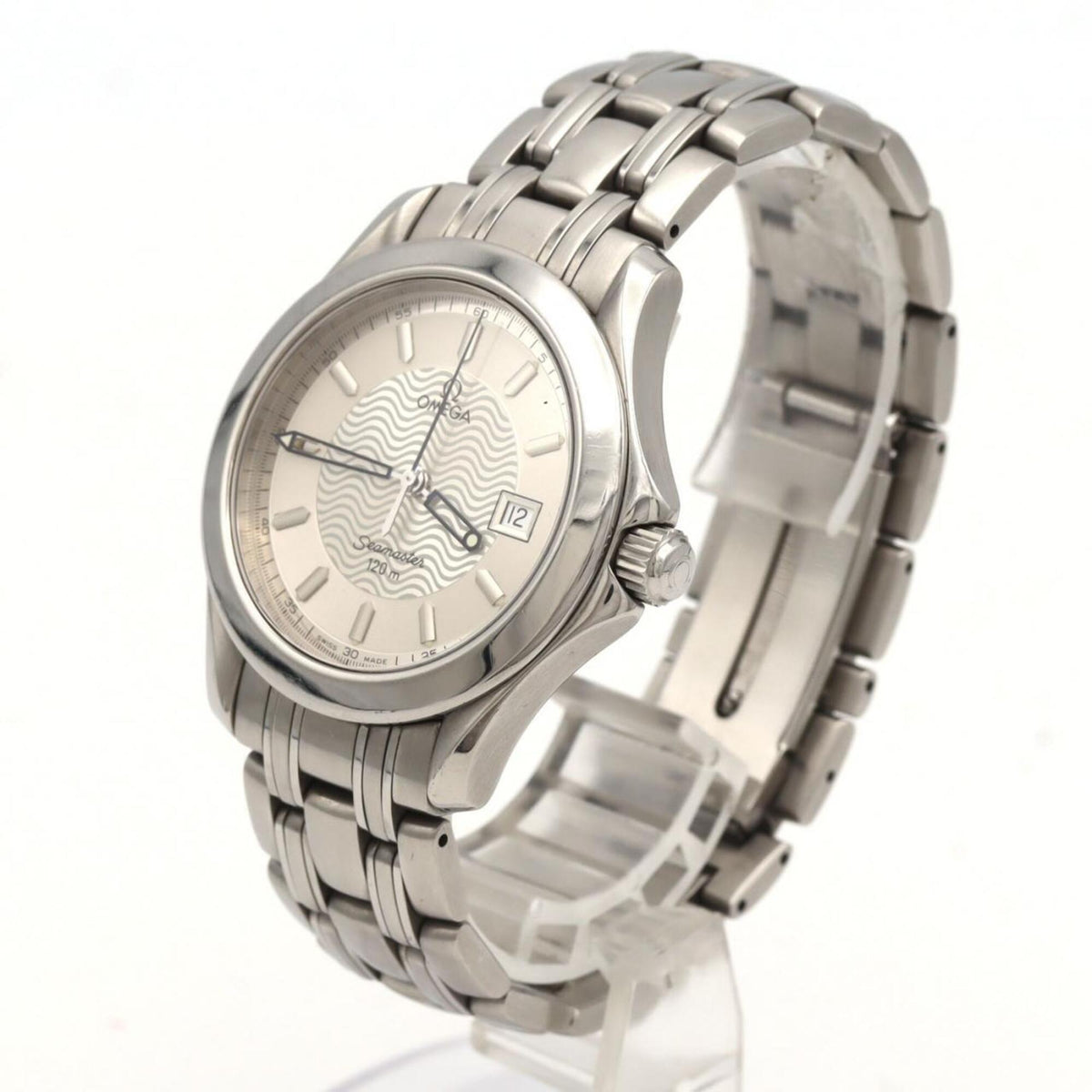 Omega Seamaster 2511.31 horloge met zilveren wijzerplaat, 36 mm