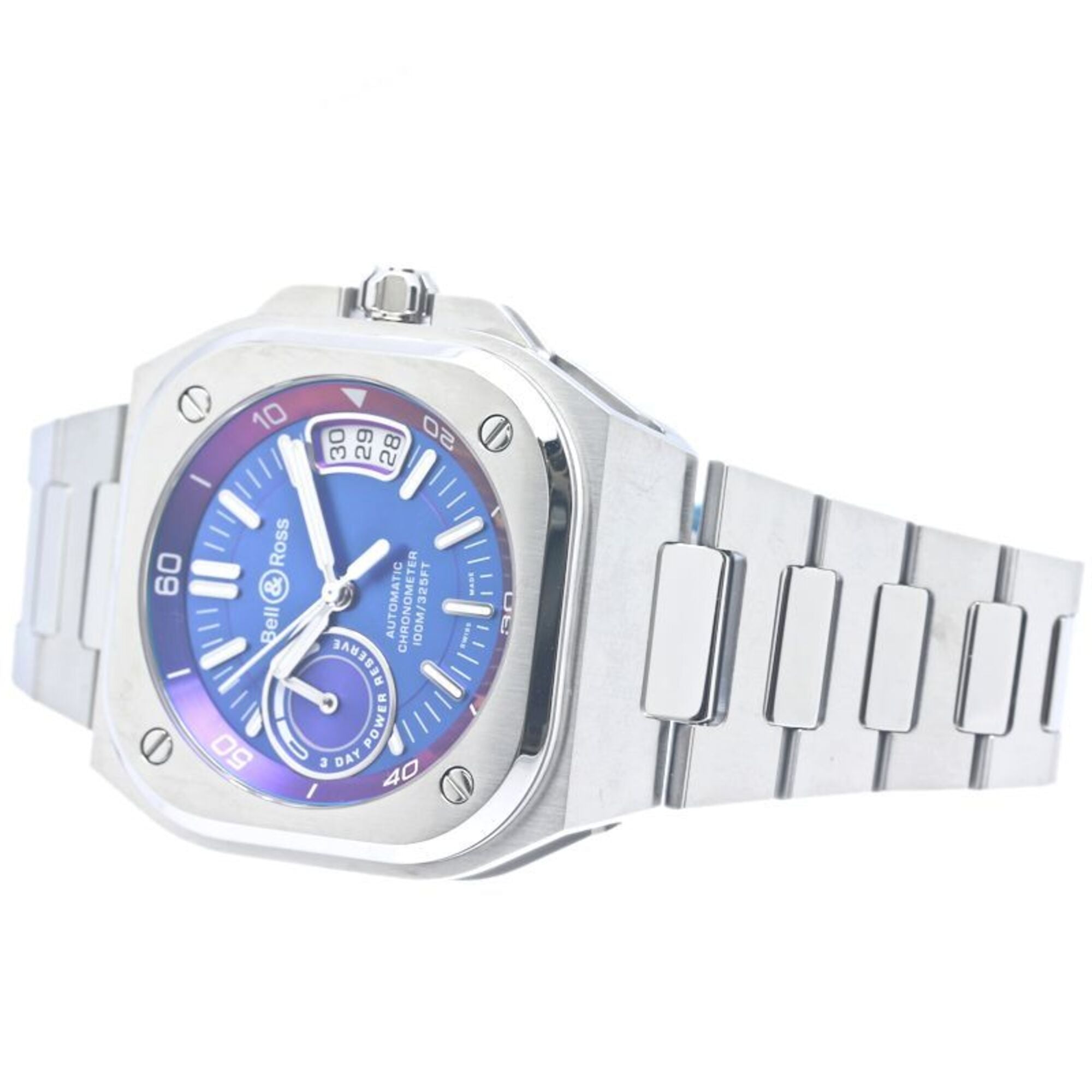 Bell &amp; Ross BR-X5 Iridescent Boutique Limitierte Auflage BRX5R-IRS-ST SST Herrenuhr SS 40343