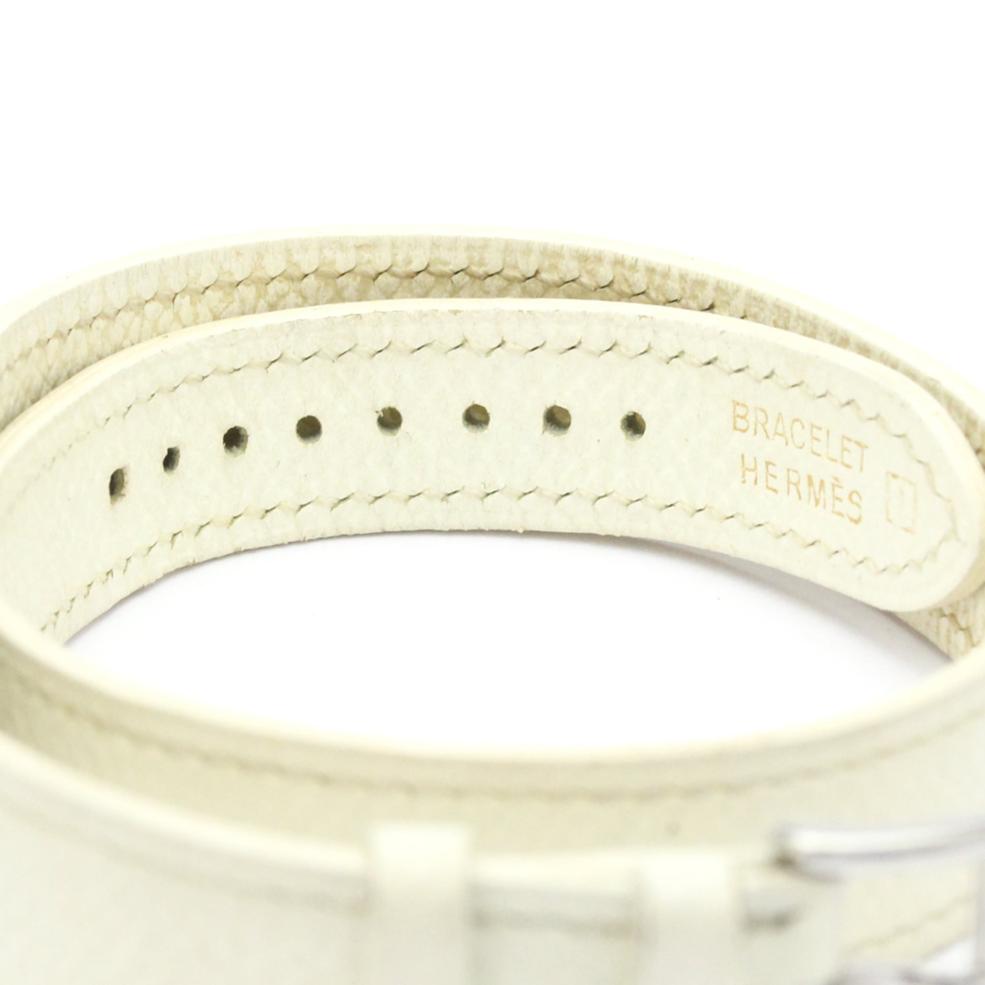 HERMES H Watch Double Tour stalen quartz dameshorloge HH1.210