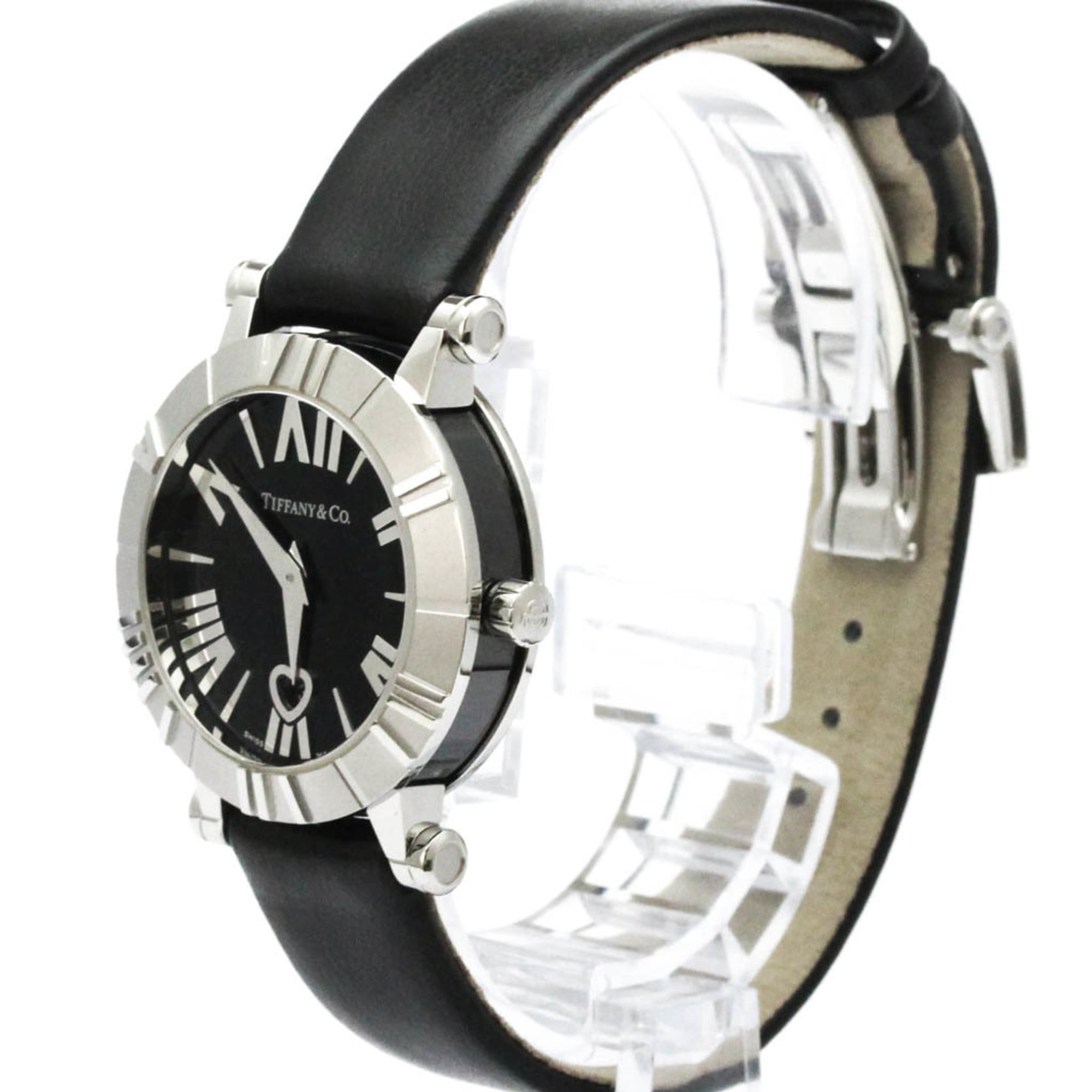 TIFFANY Atlas Ceramic Steel Quartz Watch Z1300.11.11A10A41A Polished