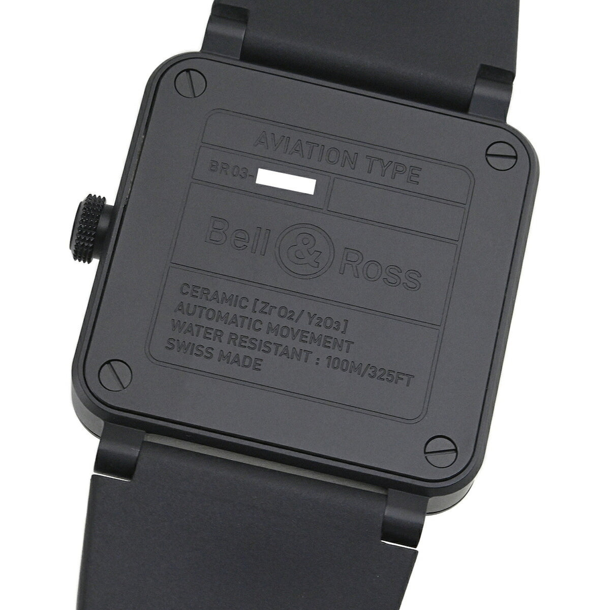 Bell & Ross BR-03 Phantom BR03A-PH-CE/SRB Black Dial 41mm Watch