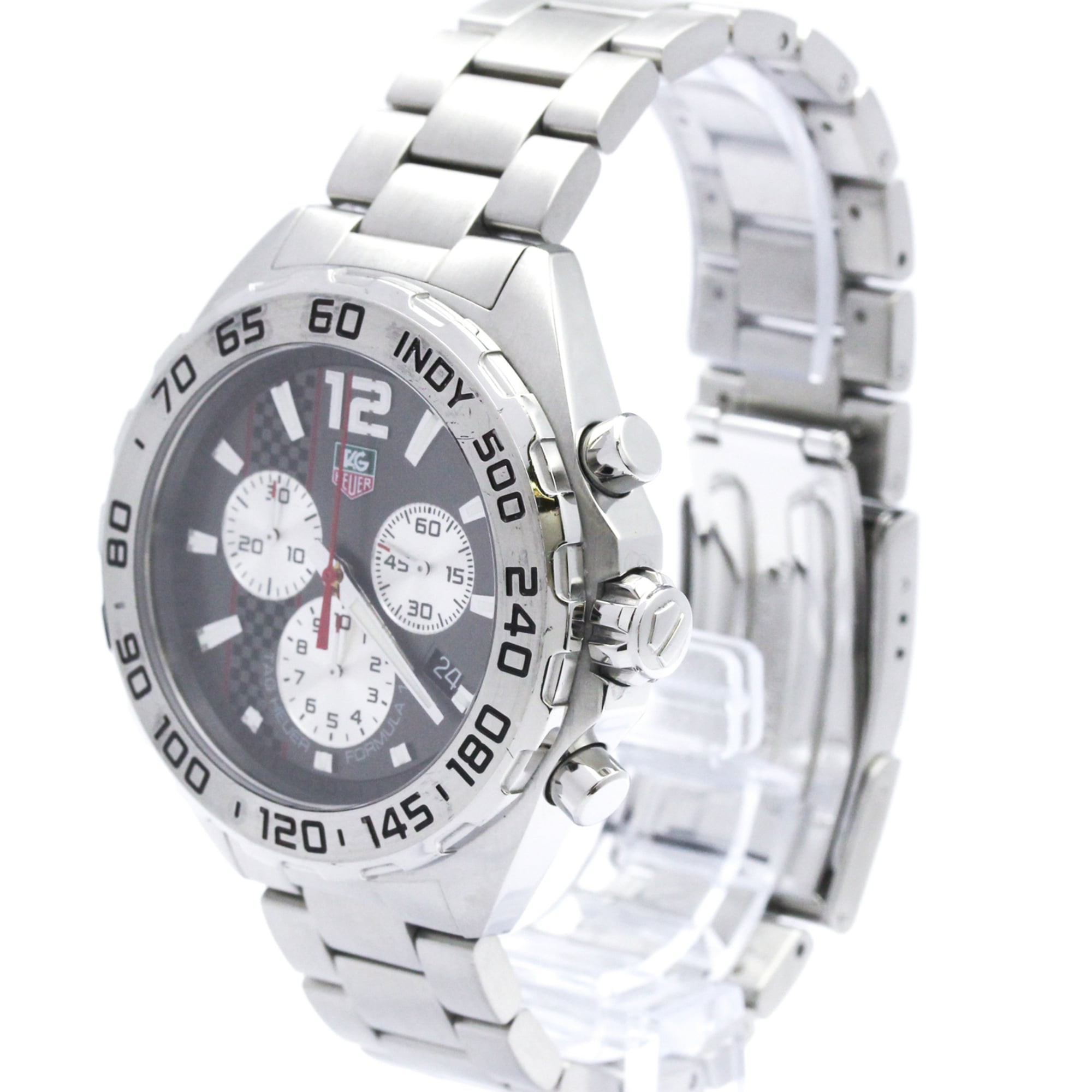 TAG HEUER Formula 1 Chronograph Steel Quartz Watch CAZ1114 Polished