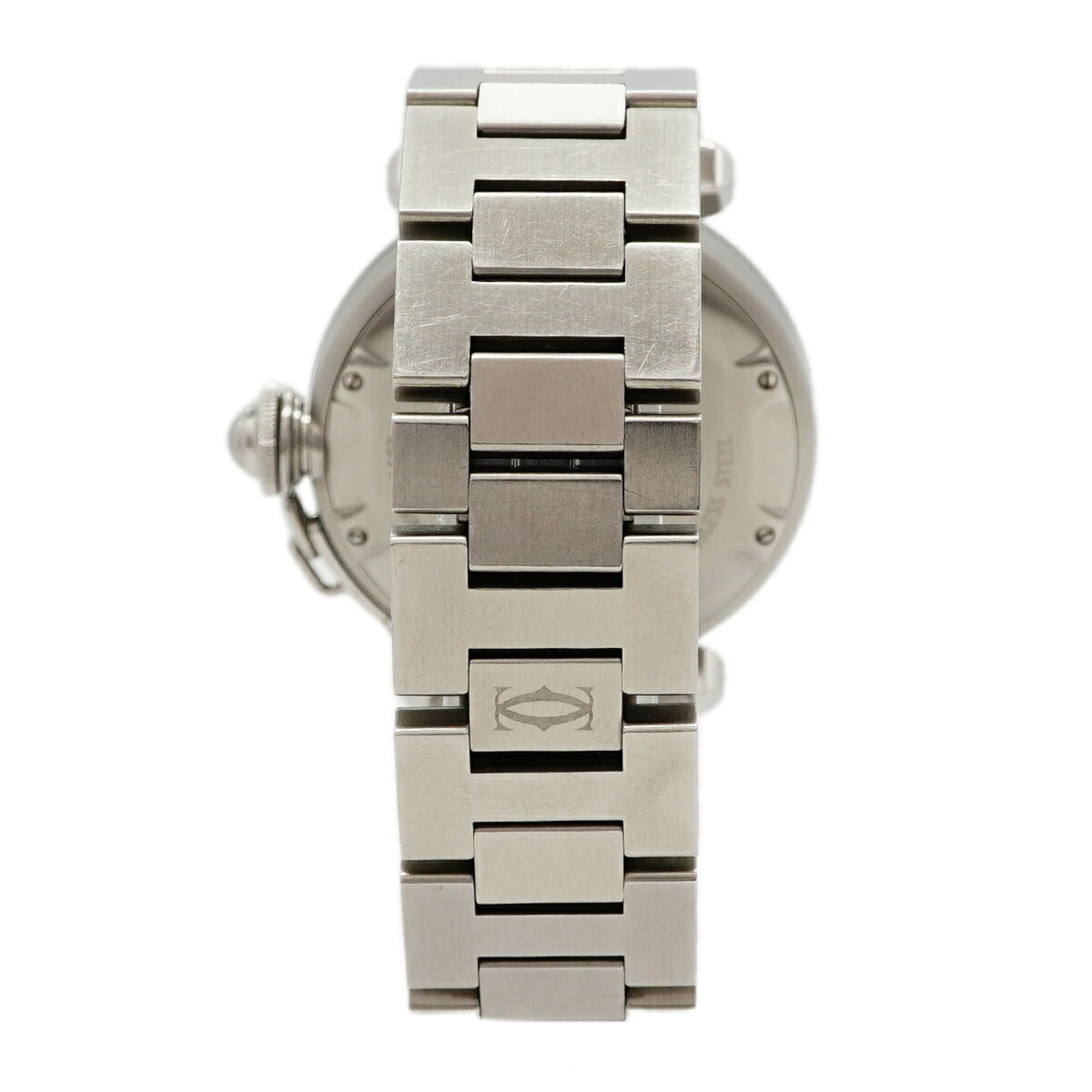 Cartier Pasha C Meridian GMT W31029M7 Silver Dial (Boys' Size)