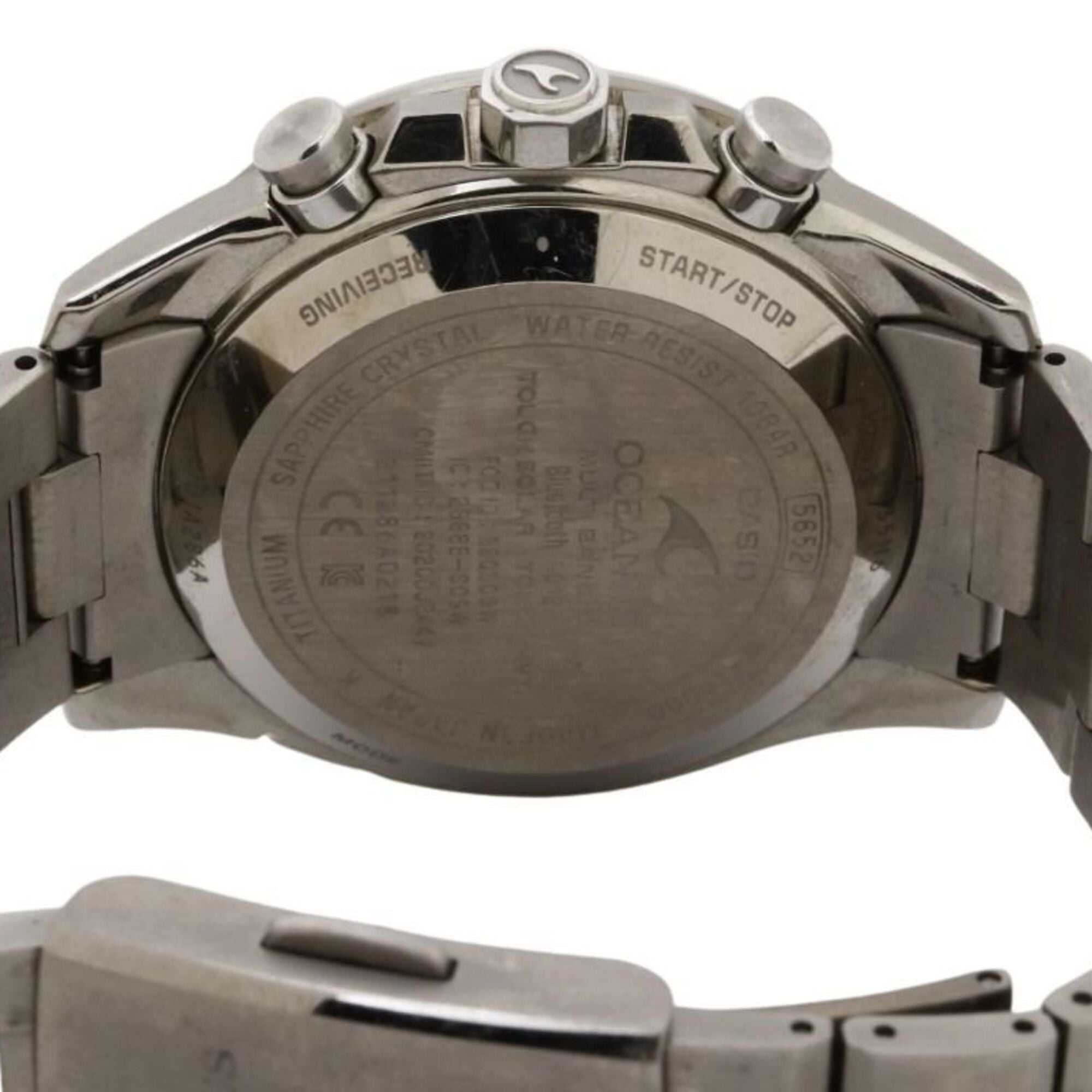 Montre Casio OCEANUS Classic Line OCW-T4000-1AJF Noir avec cadran de 42 mm