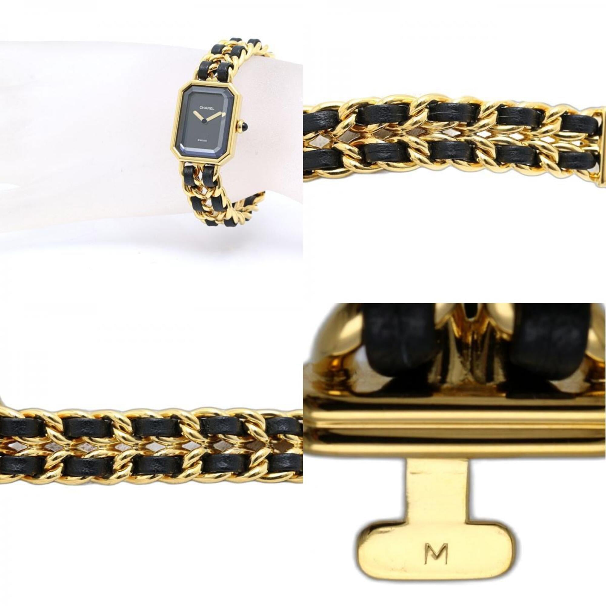Chanel Premiere H0001 483011002 Black Dial 20mm Watch