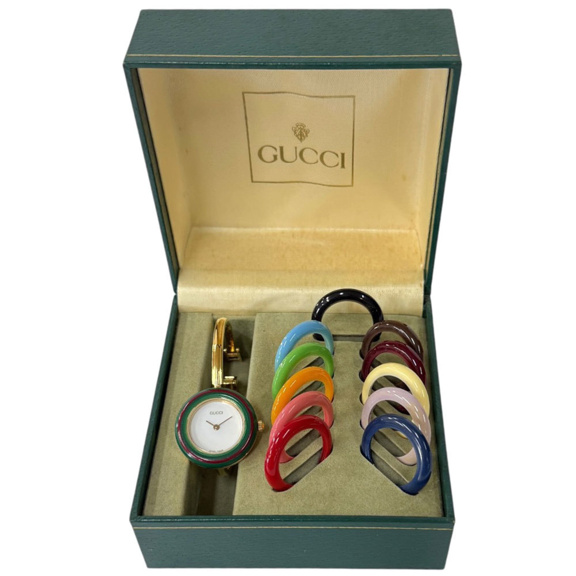 Gucci GP 11/12.2 White Dial 25mm Watch