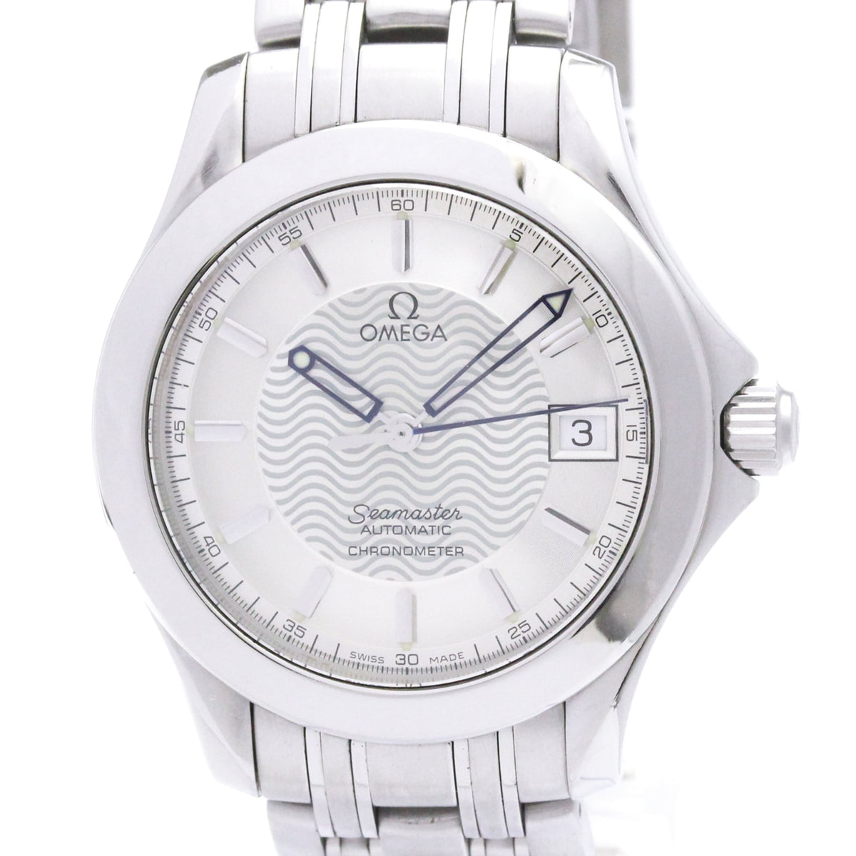 Omega Seamaster 2501.31 Horloge met zilveren wijzerplaat, 36 mm
