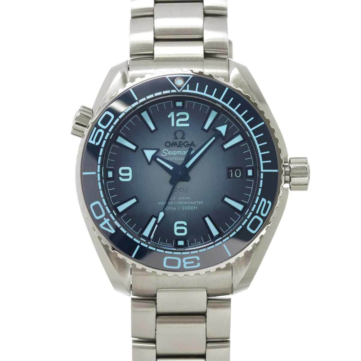 Omega Seamaster Planet Ocean Co-Axial Master Chronometer 600 m 215 30 40 20 03 002 Blaues Zifferblatt 40mm Uhr