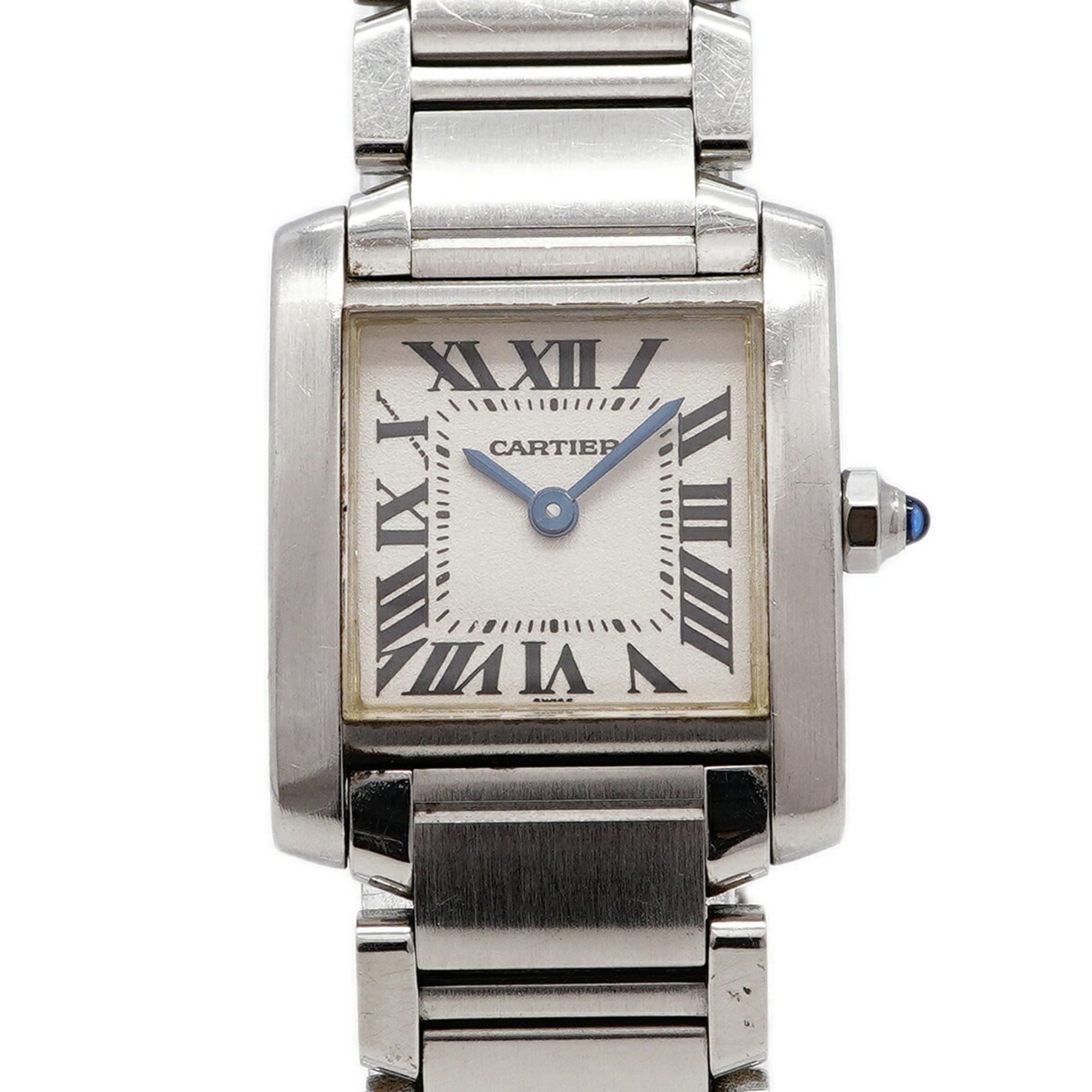 Cartier Tank Française SM W51008Q3 Ivory Dial 20mm Watch