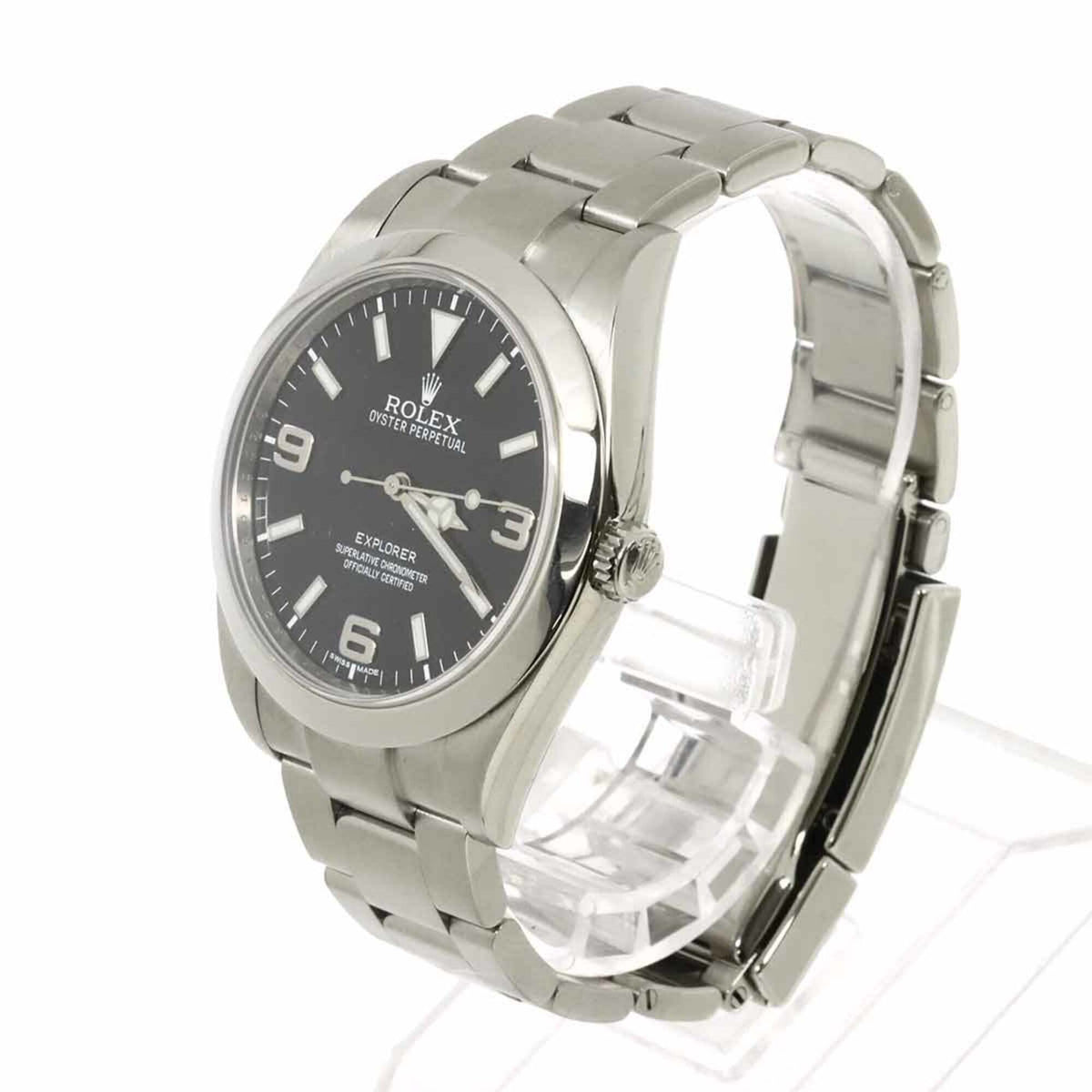 Rolex Explorer 1 214270 Black Dial 39mm Watch