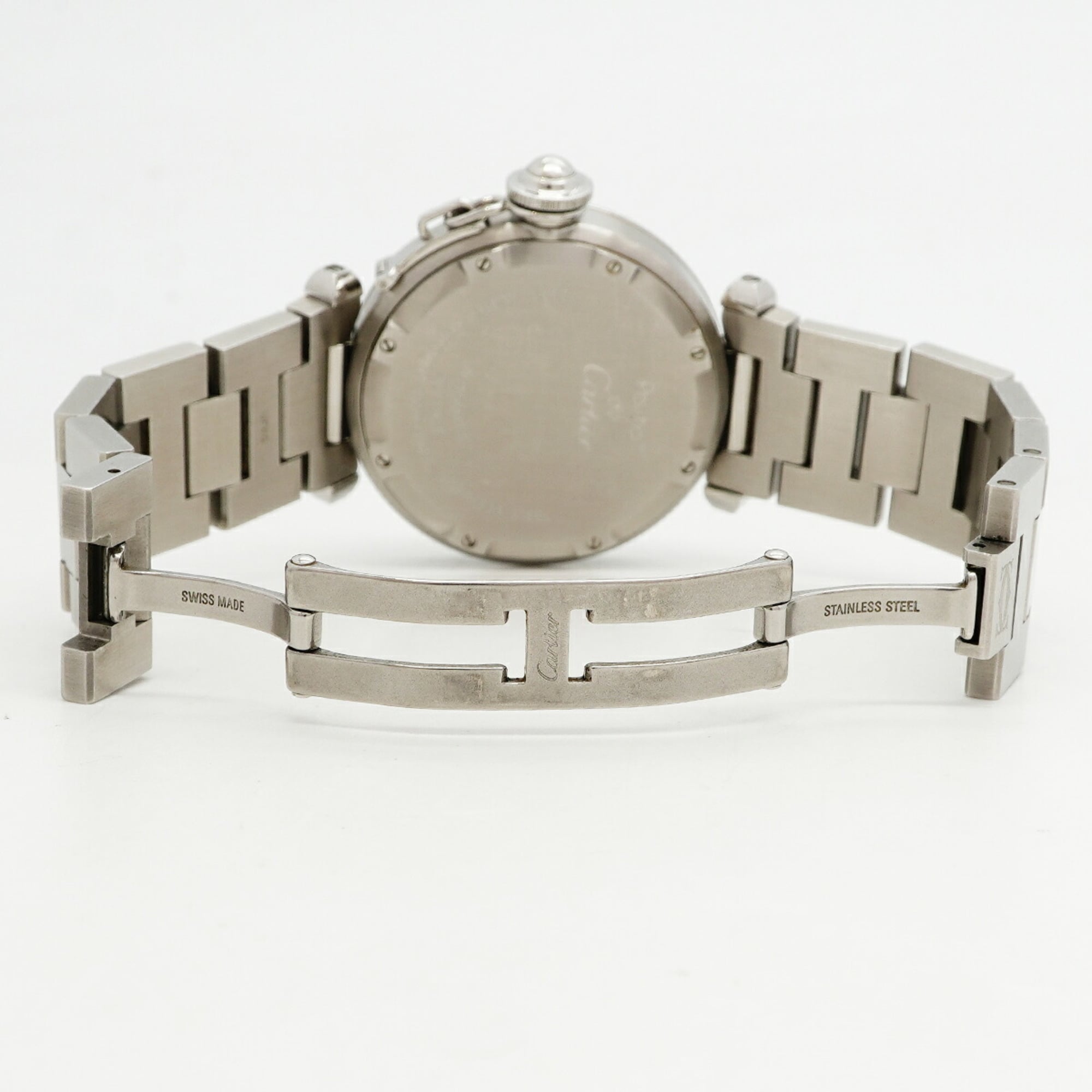 Cartier Pasha W31078M7 Silver Dial 35mm Watch