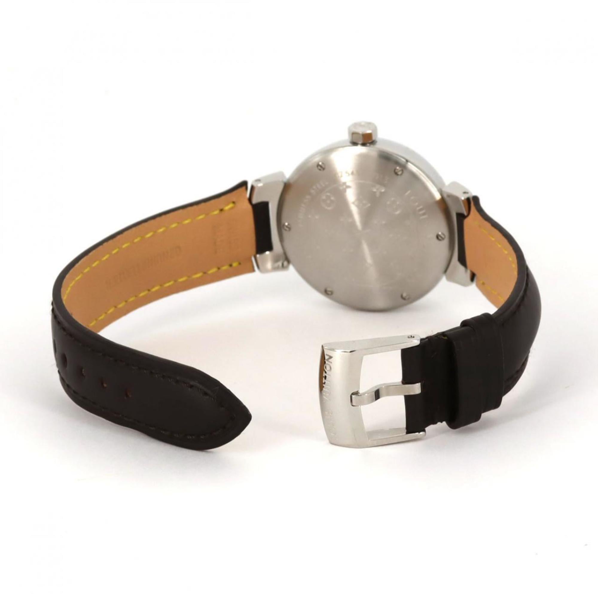 Louis Vuitton Tambour Q1311 roestvrijstalen quartzhorloge