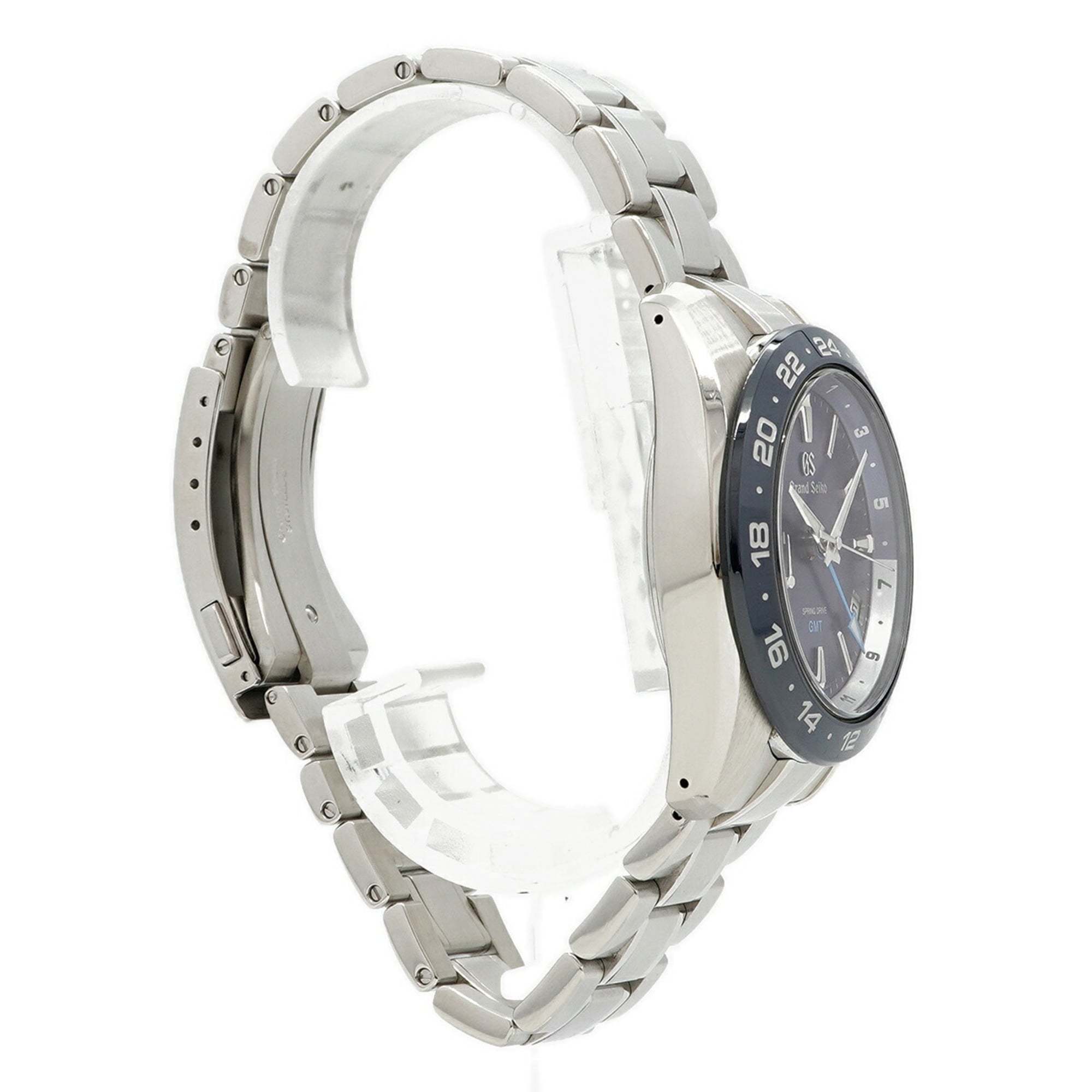 Grand Seiko Grand Spring Drive GMT SBGE255 Blue Dial 40mm Watch