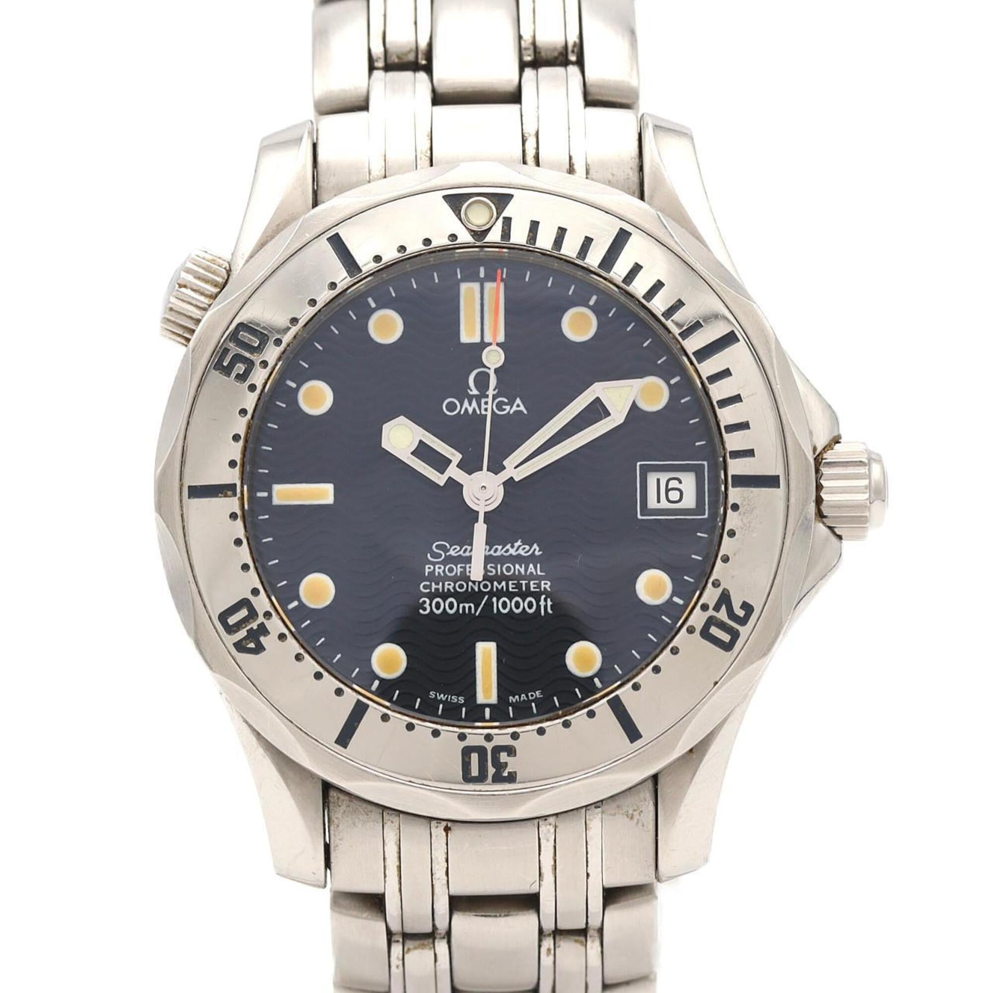 Omega Seamaster Professional 2552.8 Blue Dial 36mm Watch