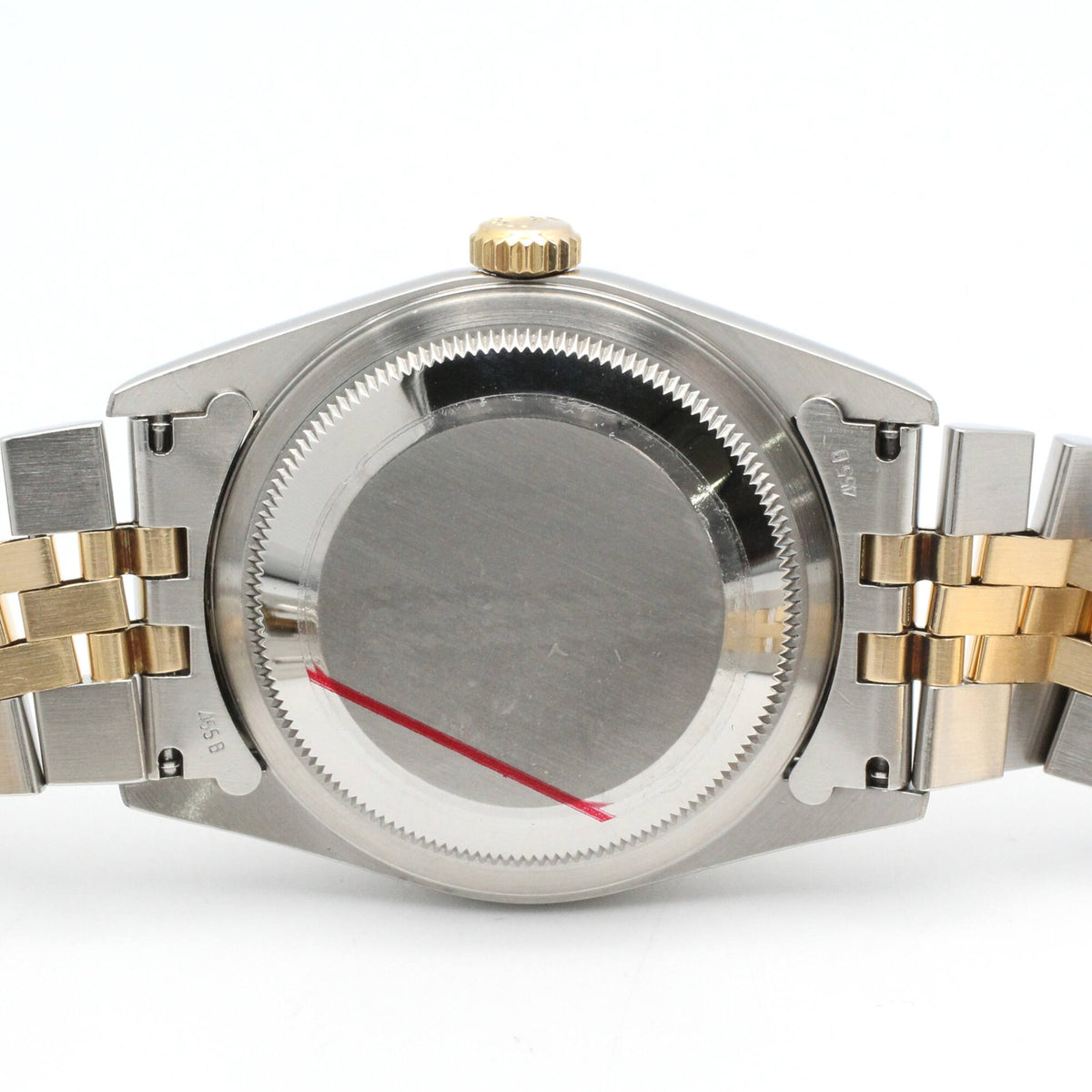 Montre Rolex Datejust 10P Diamond 16233G Blanc cadran 35 mm