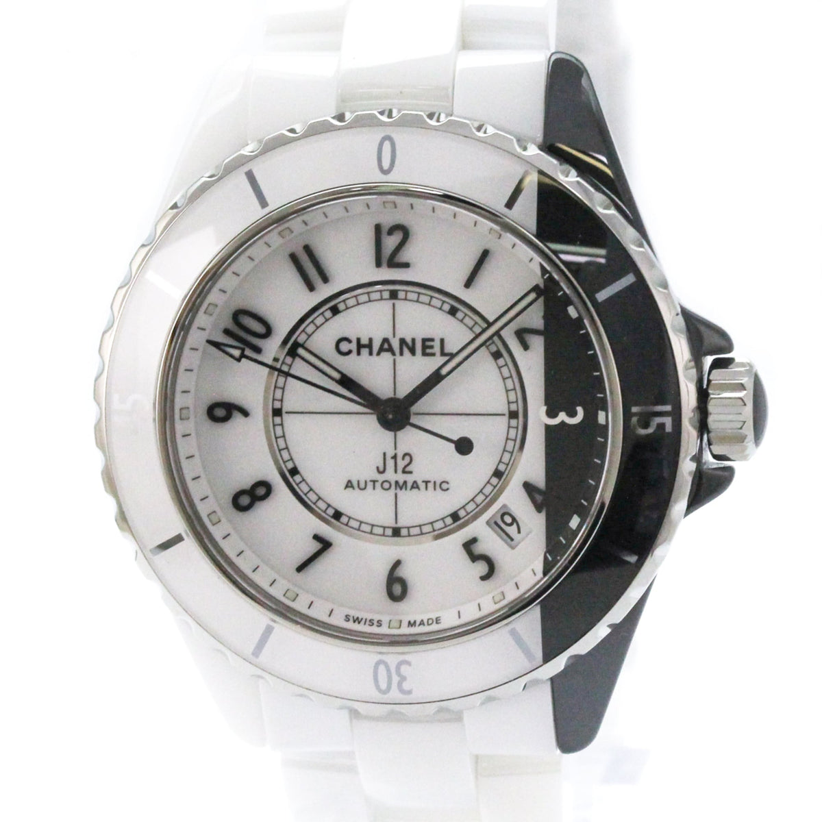 Chanel J12 H6515 Black, White Dial 38mm Watch