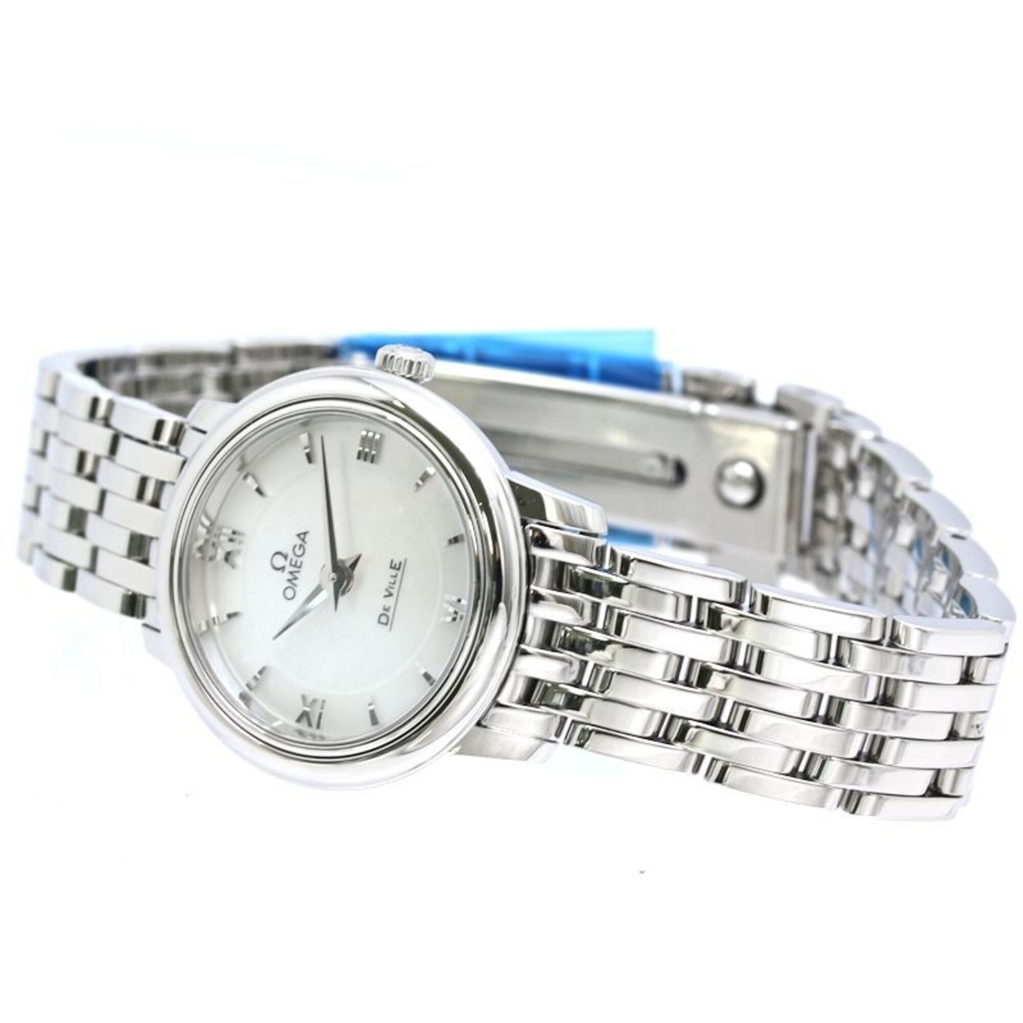 Omega De Ville 424.10.24.60.05.001 White Dial 24mm Watch