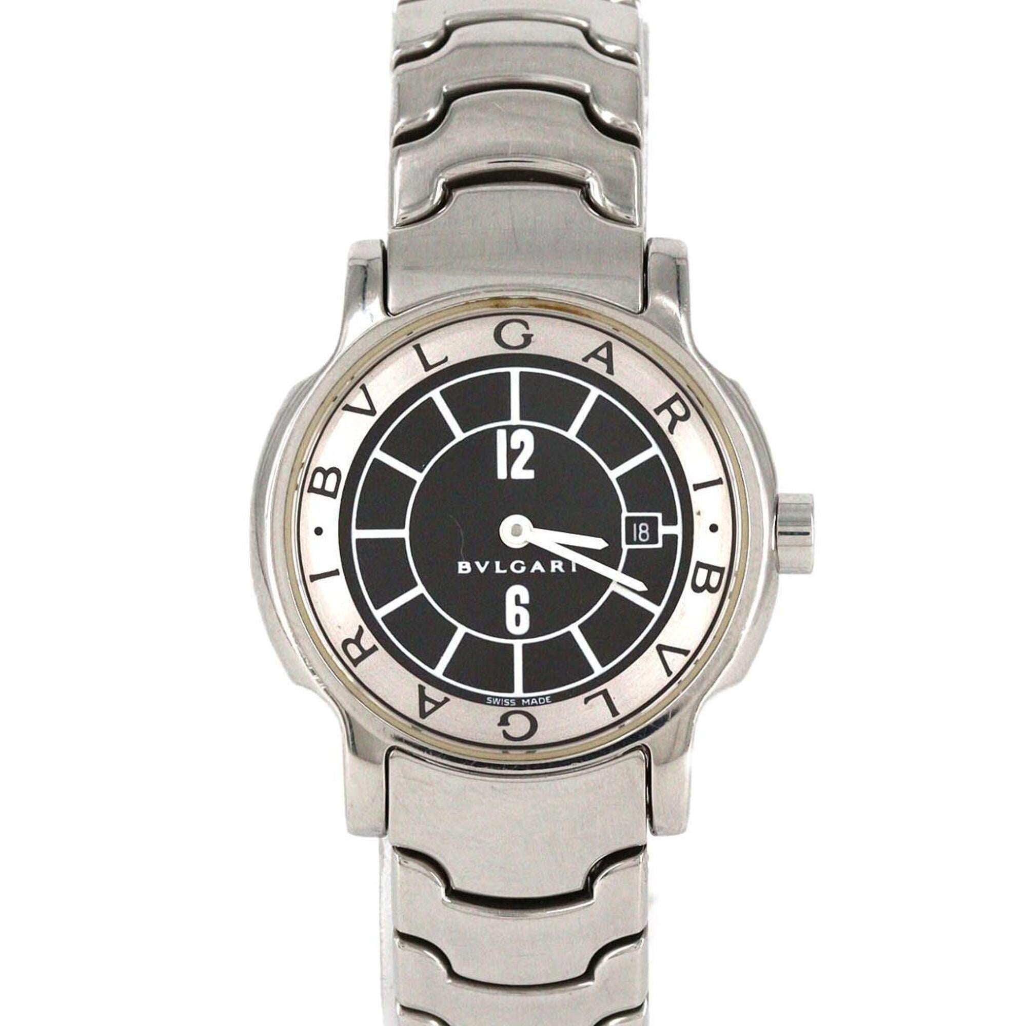 Bulgari Solotempo ST29S ST29BSSD Stainless Steel Quartz